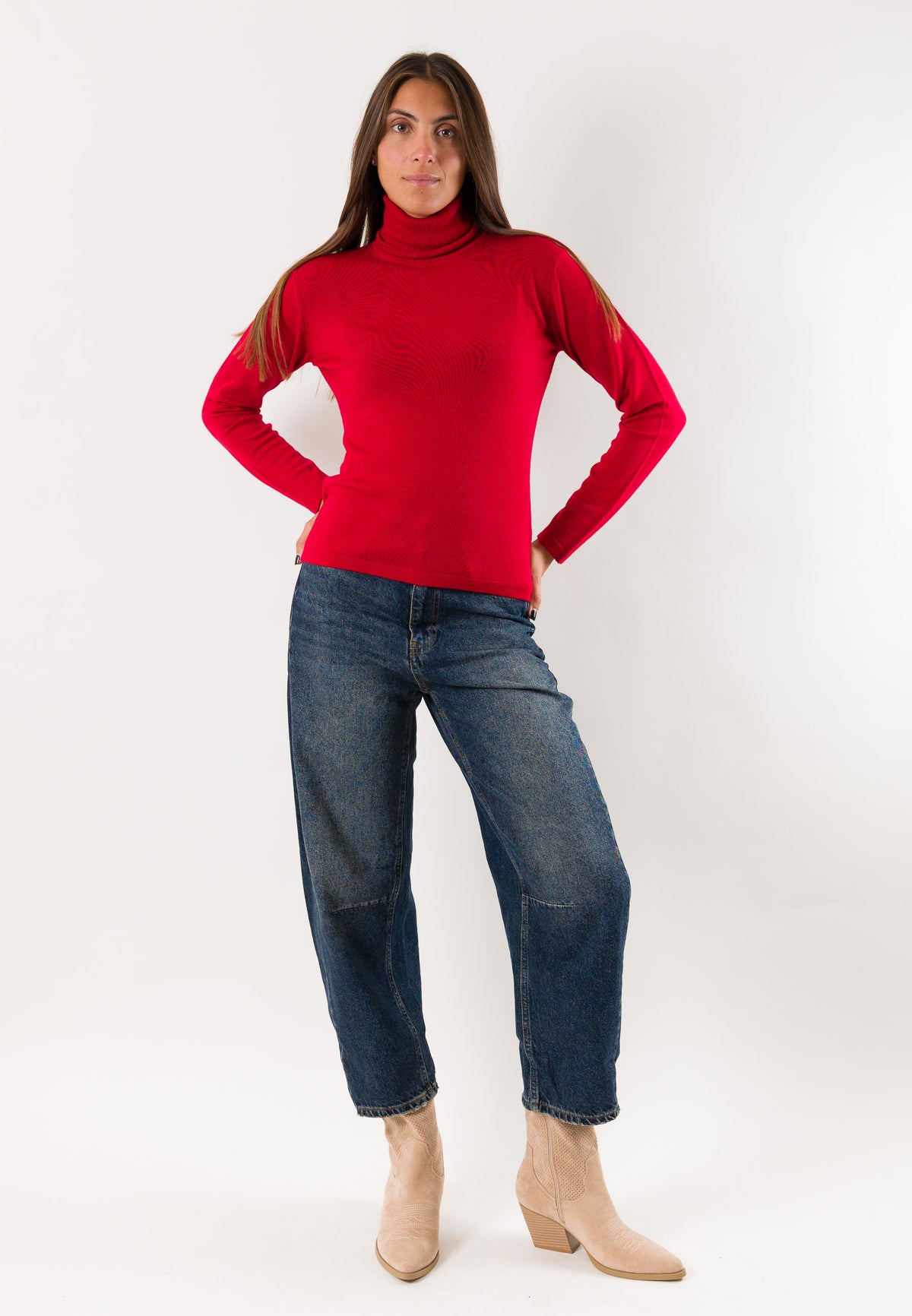 Mesange Z9063 dolcevita lana merino