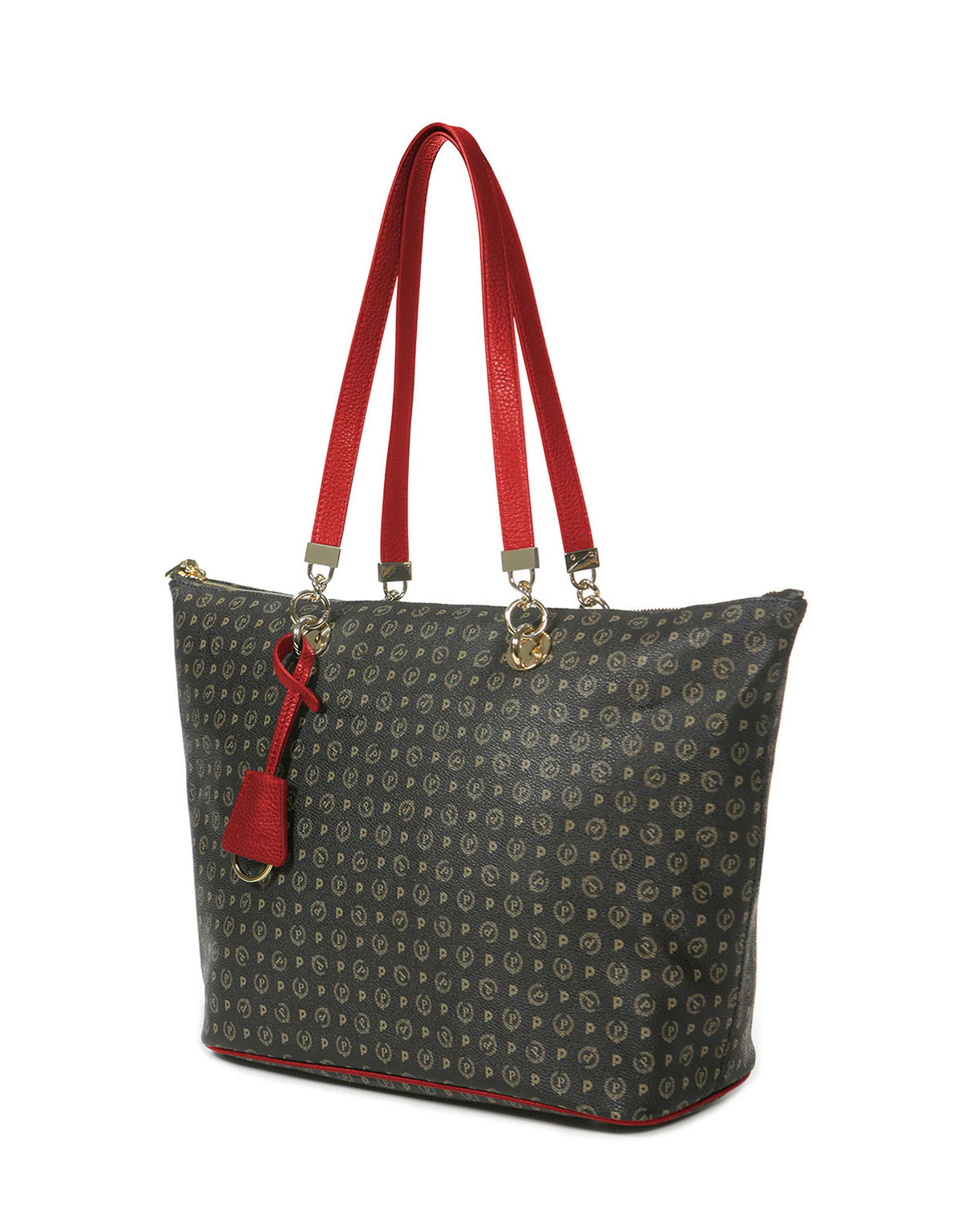 Shopping Bag Heritage Logo Classic Nero/lacca TE8410PP02Q1100BPVC NERO