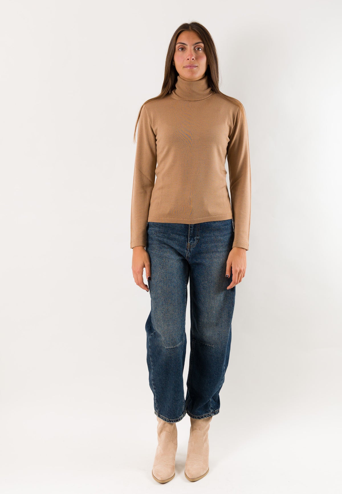Mesange Z9063 dolcevita lana merino