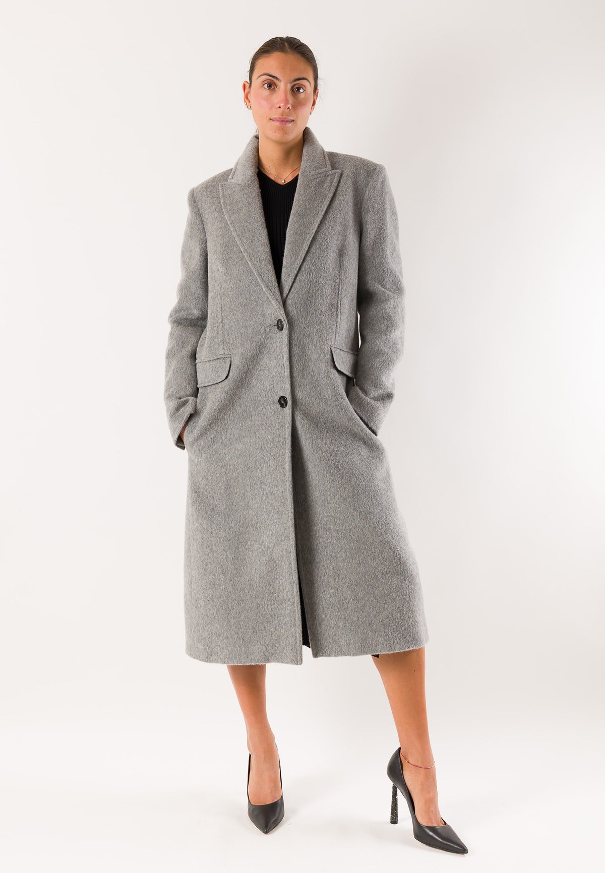 Patrizia Pepe 2O0079 cappotto lungo sartoriale