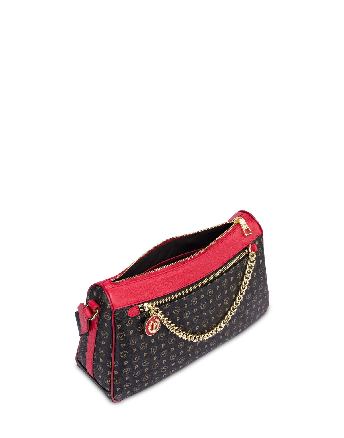 Borsa A Tracolla In Pvc Heritage Logo Classic Nero/lacca TE8526PP0IQ1100BPVC NERO