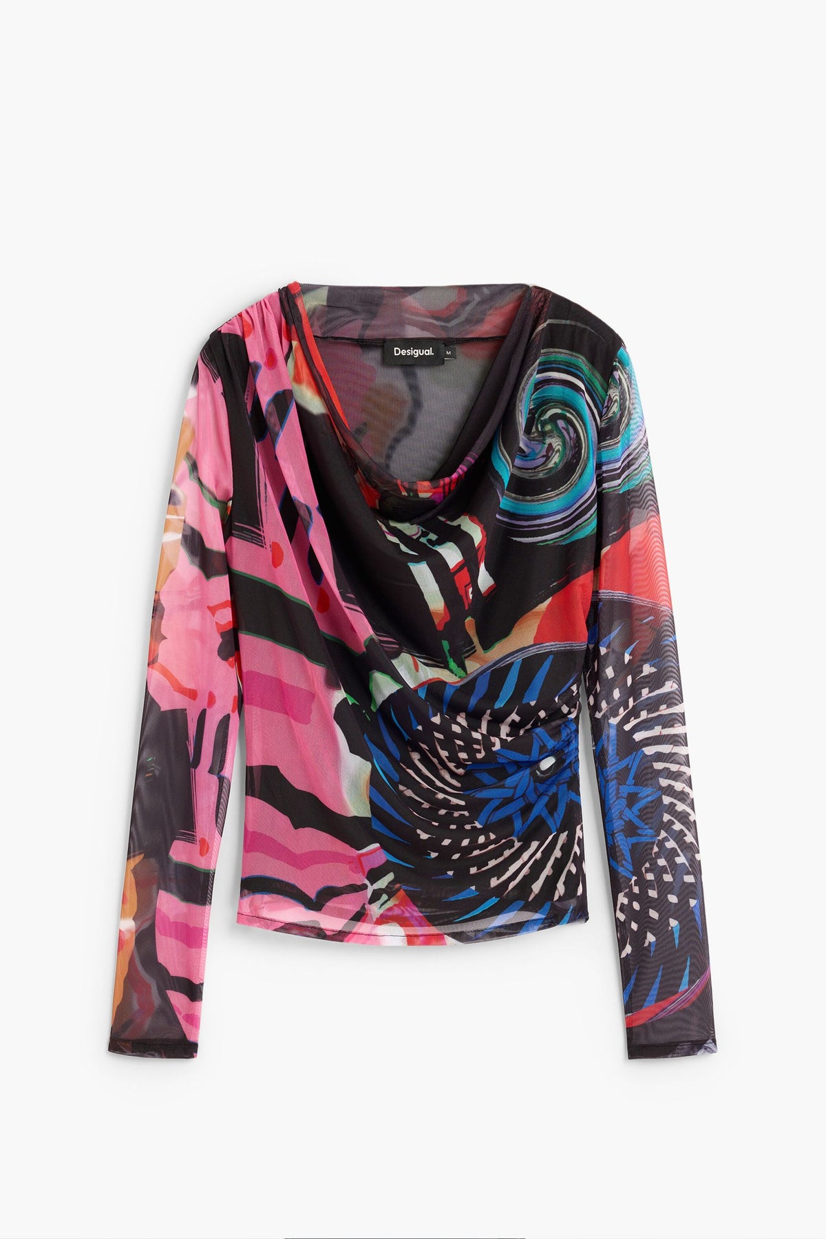 T-shirt in maglia stampata M. C. Lacroix 26WWTK119019