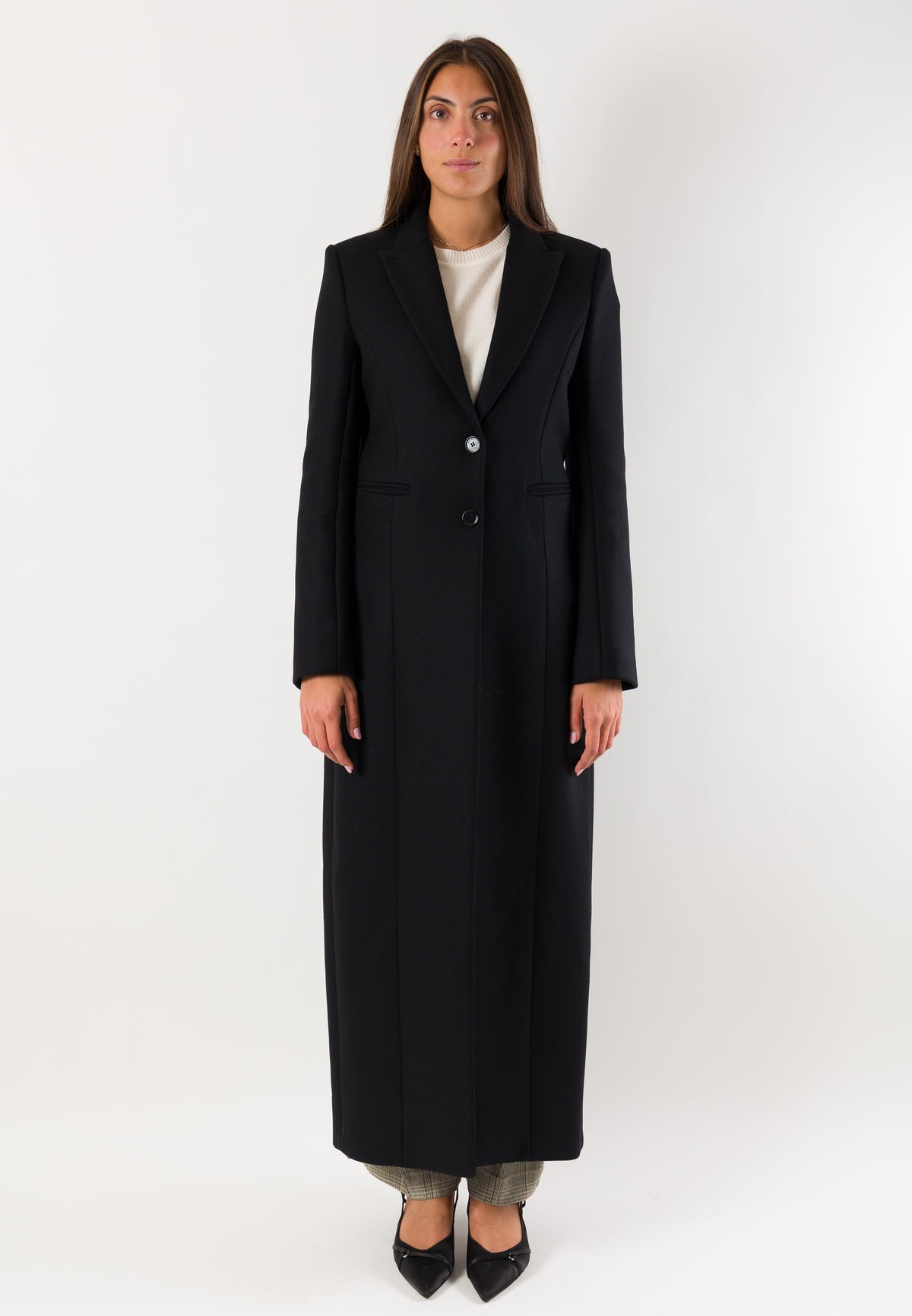 Patrizia Pepe 2O0231 cappotto lungo sartoriale