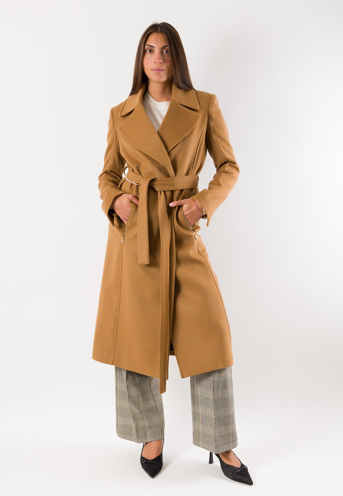 Patrizia Pepe 2O0225 cappotto con cintura