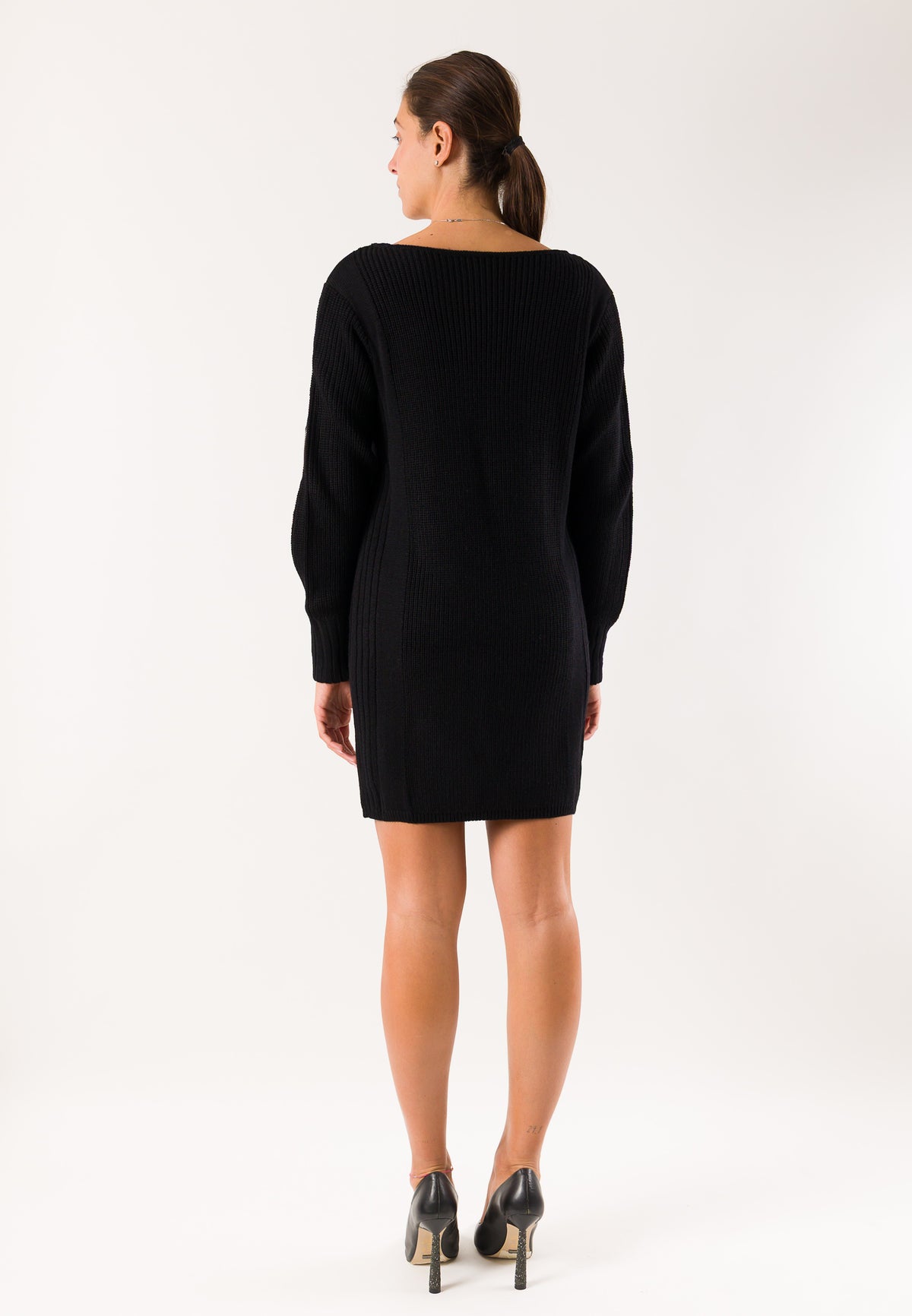 Patrizia Pepe 2A0071 abito tricot con zip