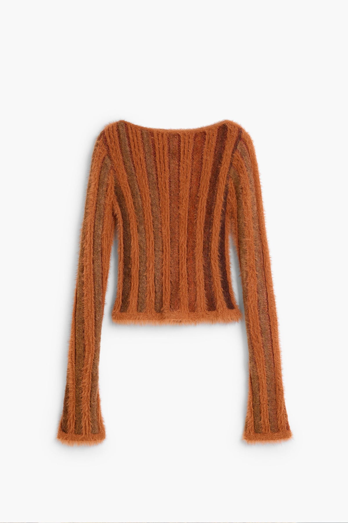 maglione a costine con pelliccia 26WWJF416045