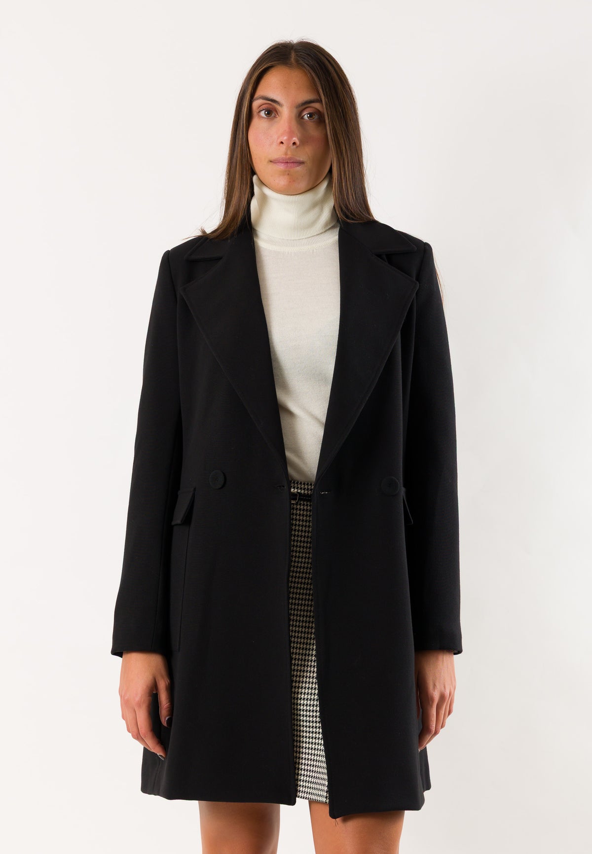 Mesange AI26690 cappotto doppiopetto elegante