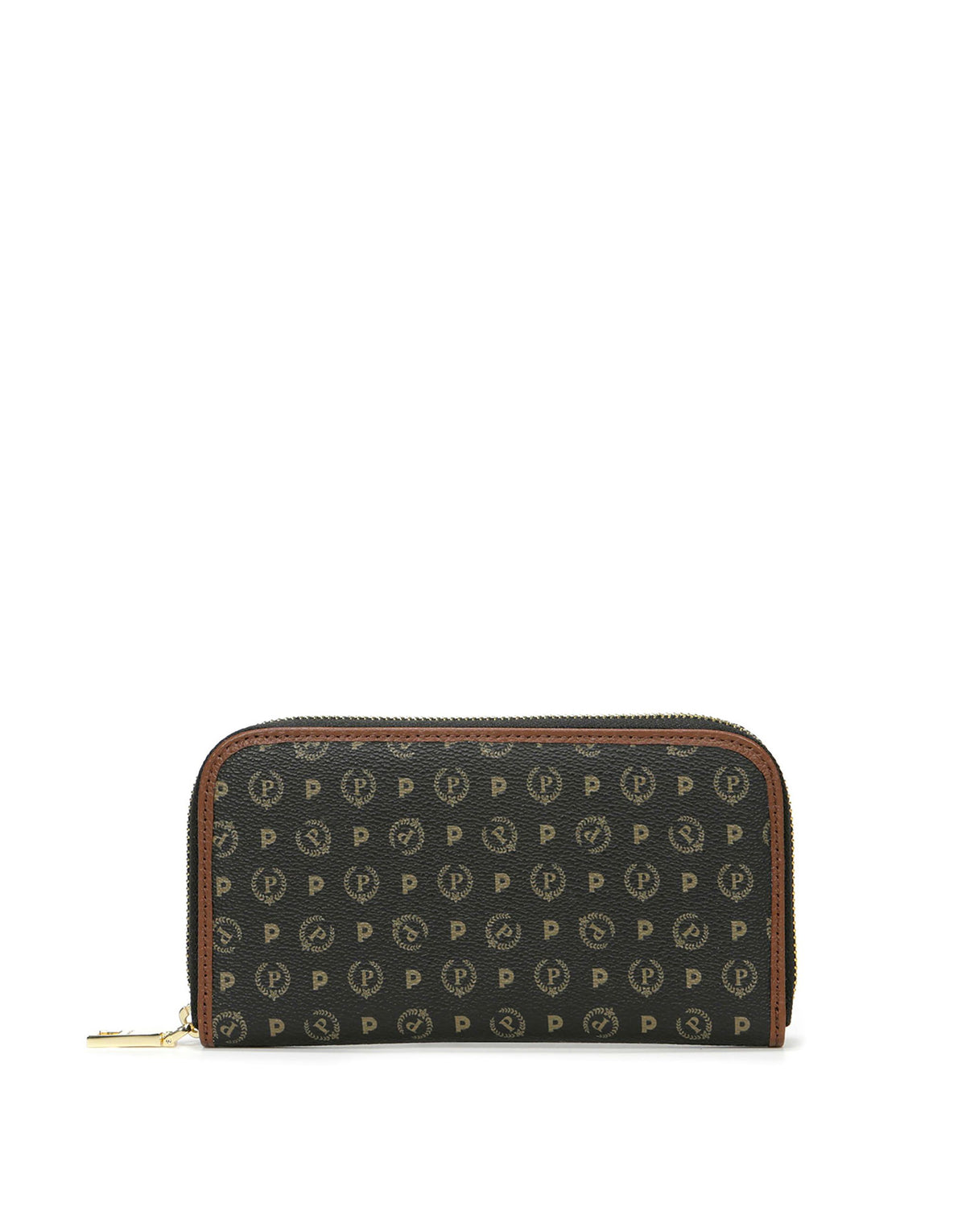 Portafoglio Zip Around Heritage Logo Classic Nero/marrone TE9001PP02Q1100DPVC NERO