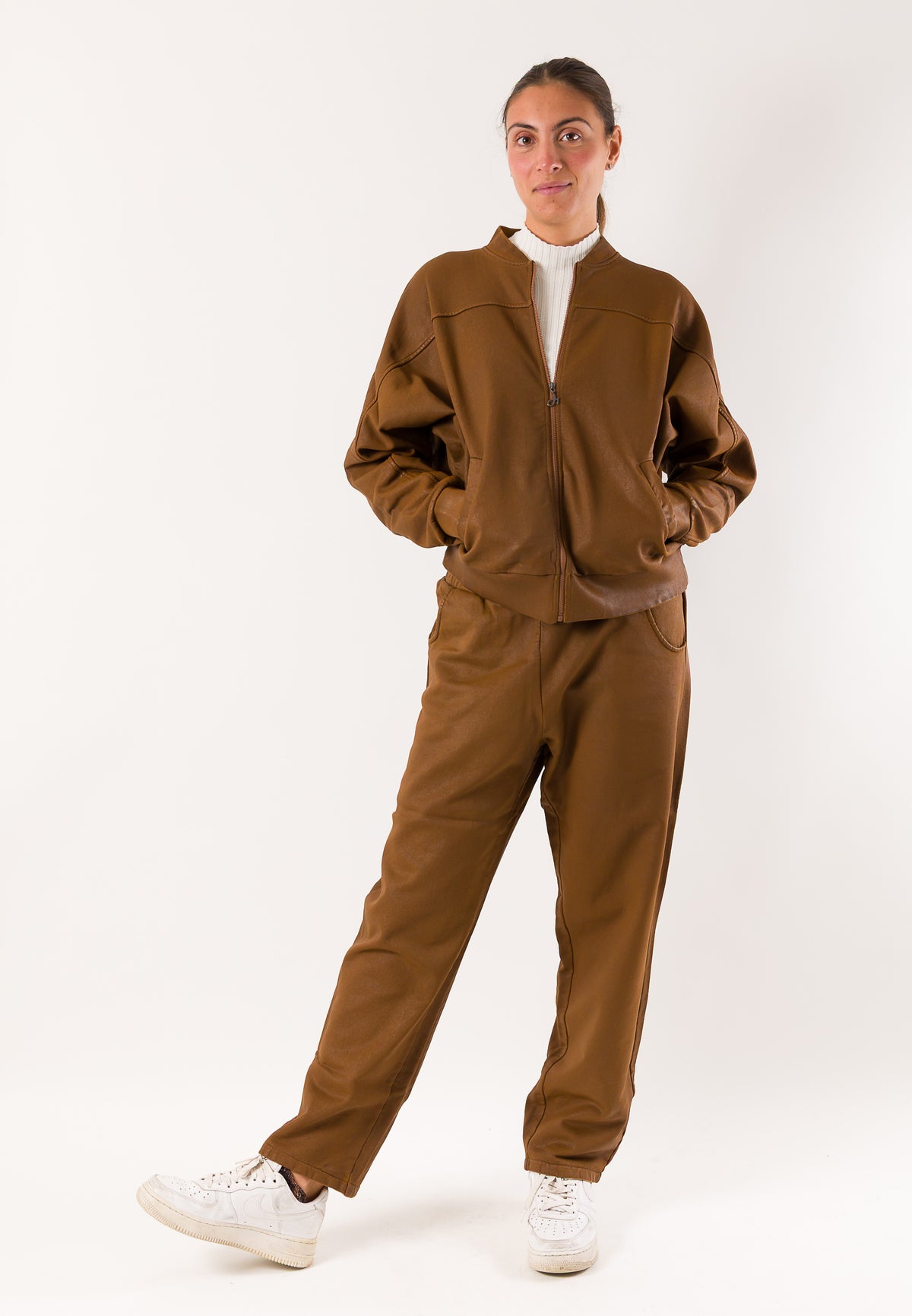 Deha D52470 bomber effetto pelle