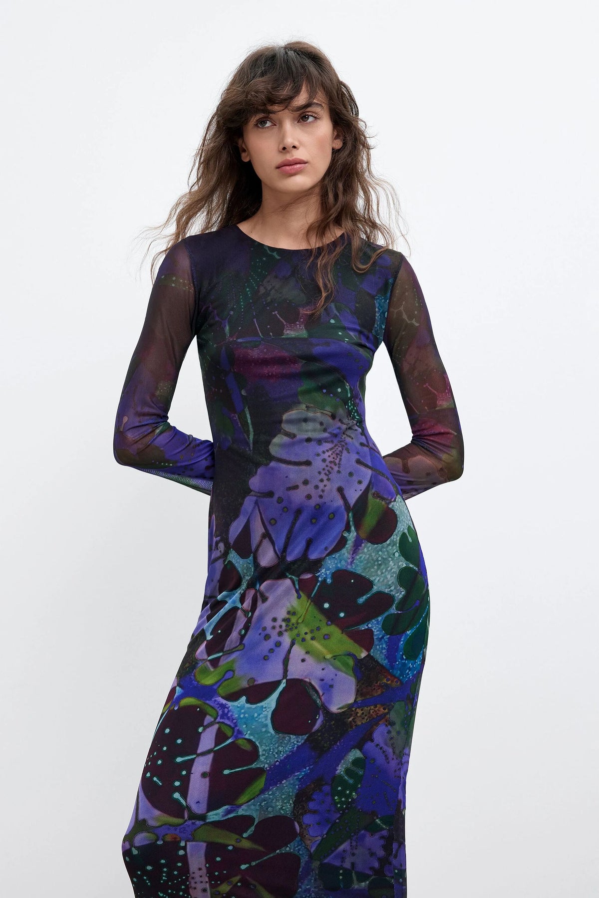 abito in tulle stampato M. C. Lacroix 26WWVK015025