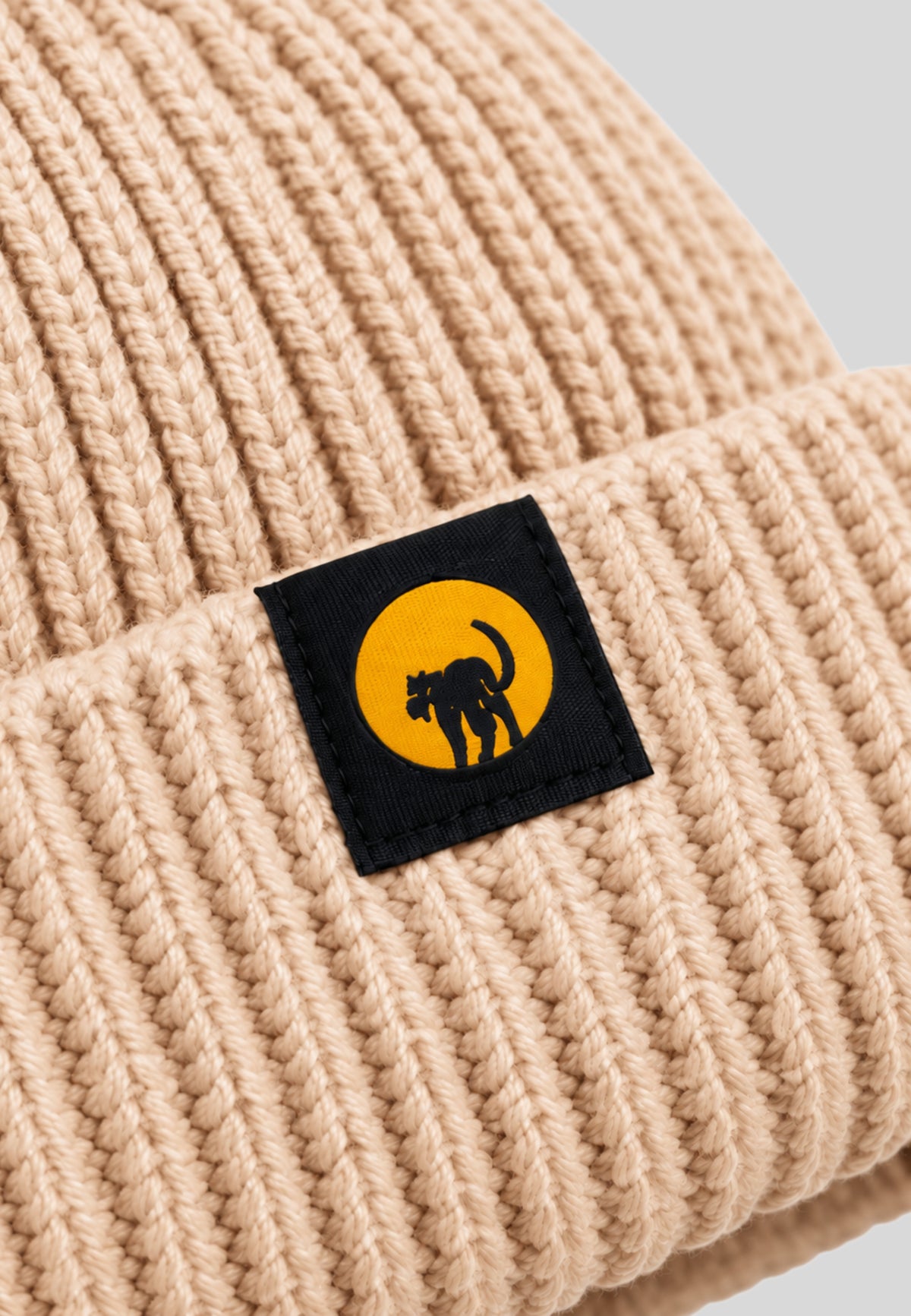 Cappello Unisex Ciesse Piumini Almond Milk Beige in Maglia a Costine KASEMALMOND MILK
