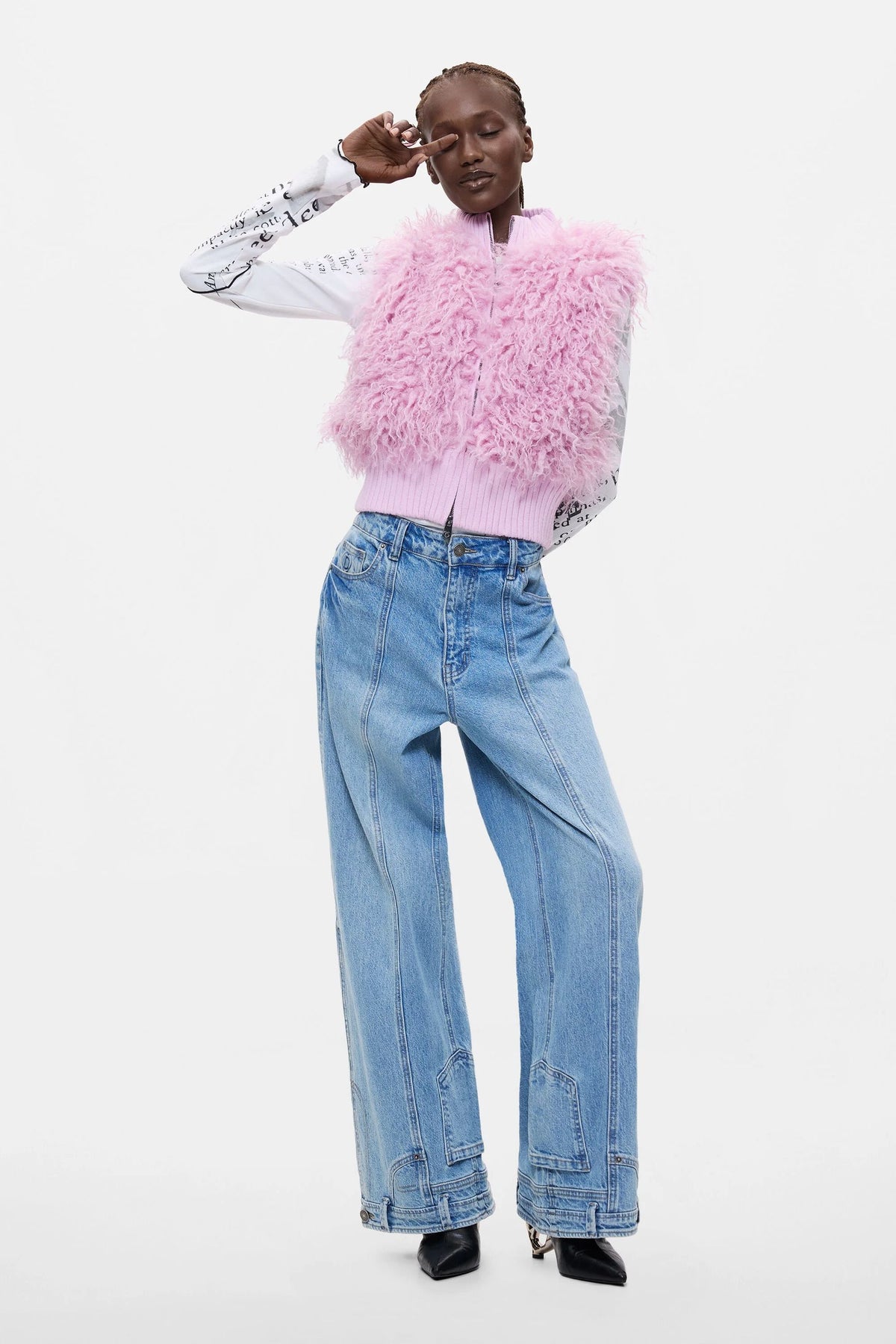 gilet in pelliccia sintetica 26WWEW503049