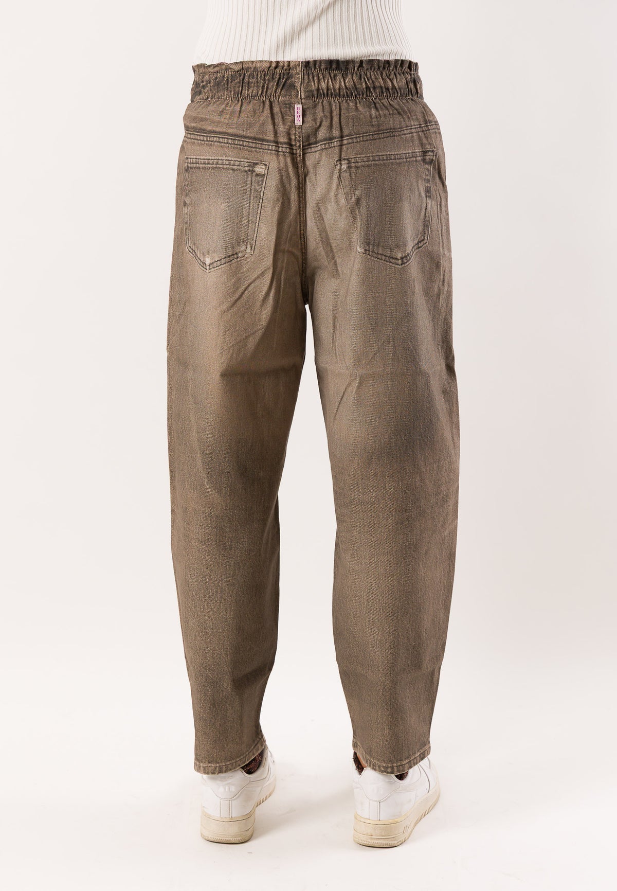 Deha D52385 pantaloni denim print