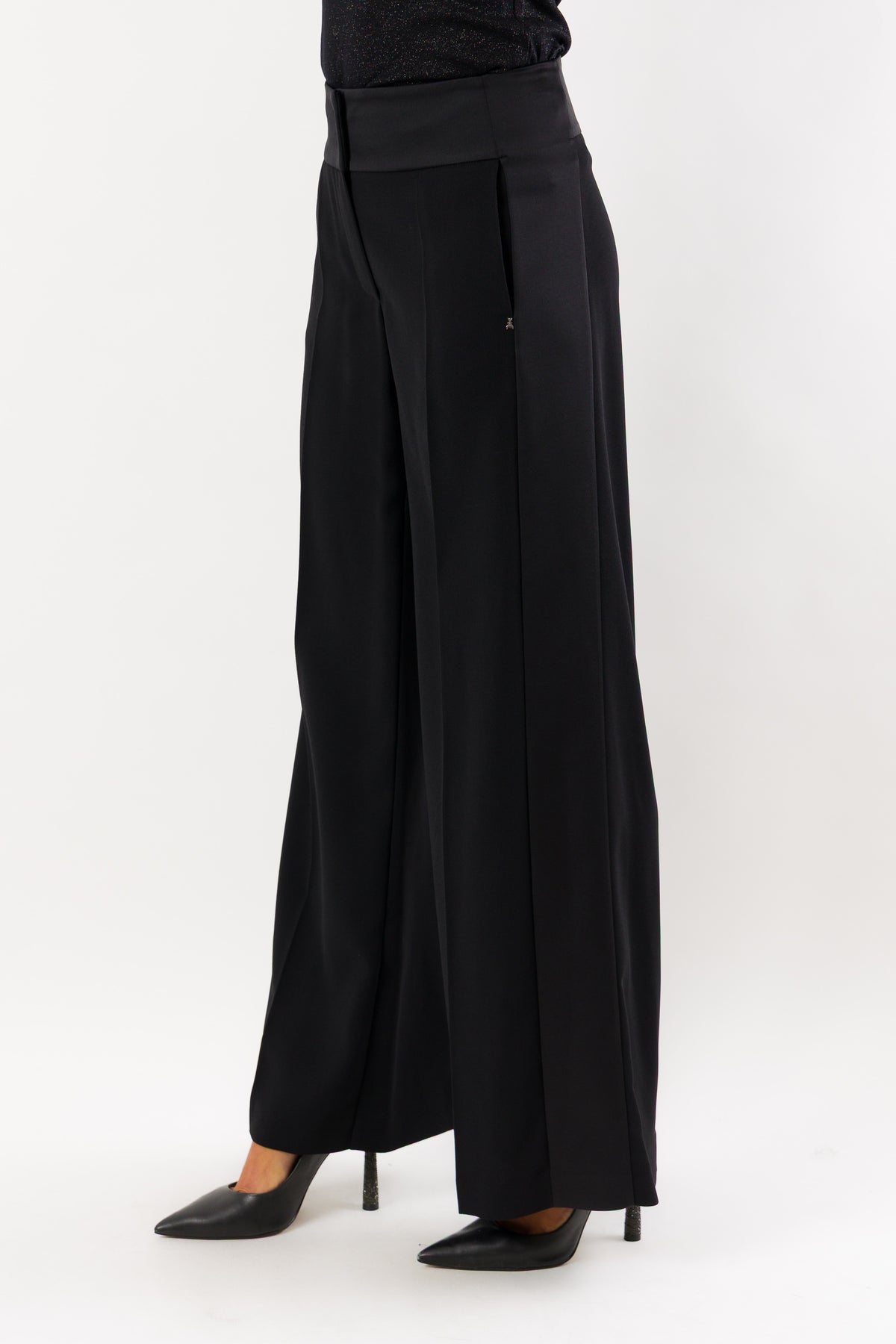 Pantaloni palazzo vita alta 8P0244