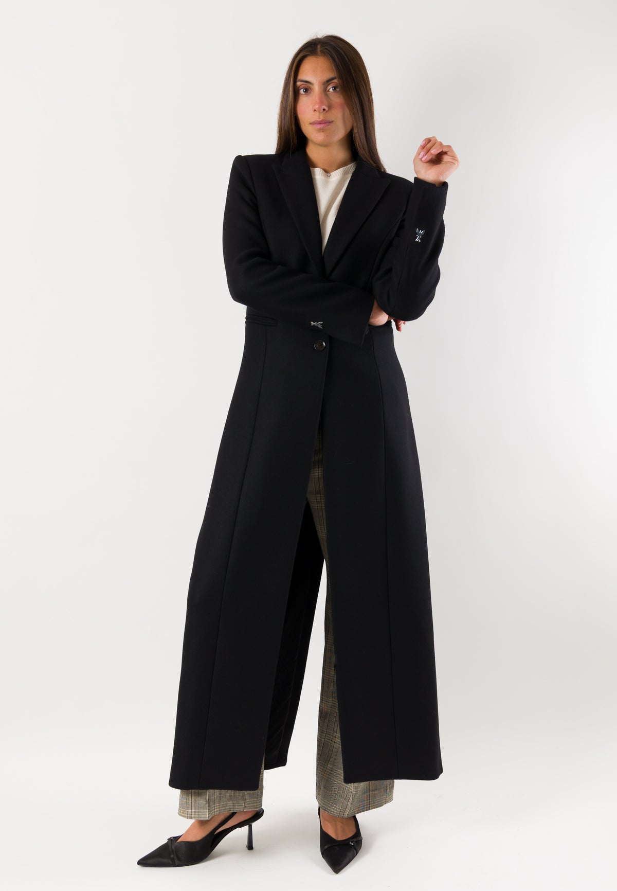 Patrizia Pepe 2O0231 cappotto lungo sartoriale