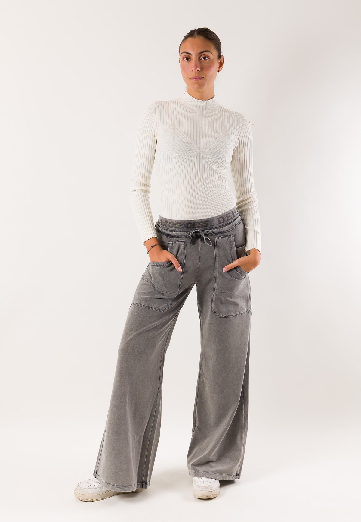 Deha D52115 pantaloni wide leg