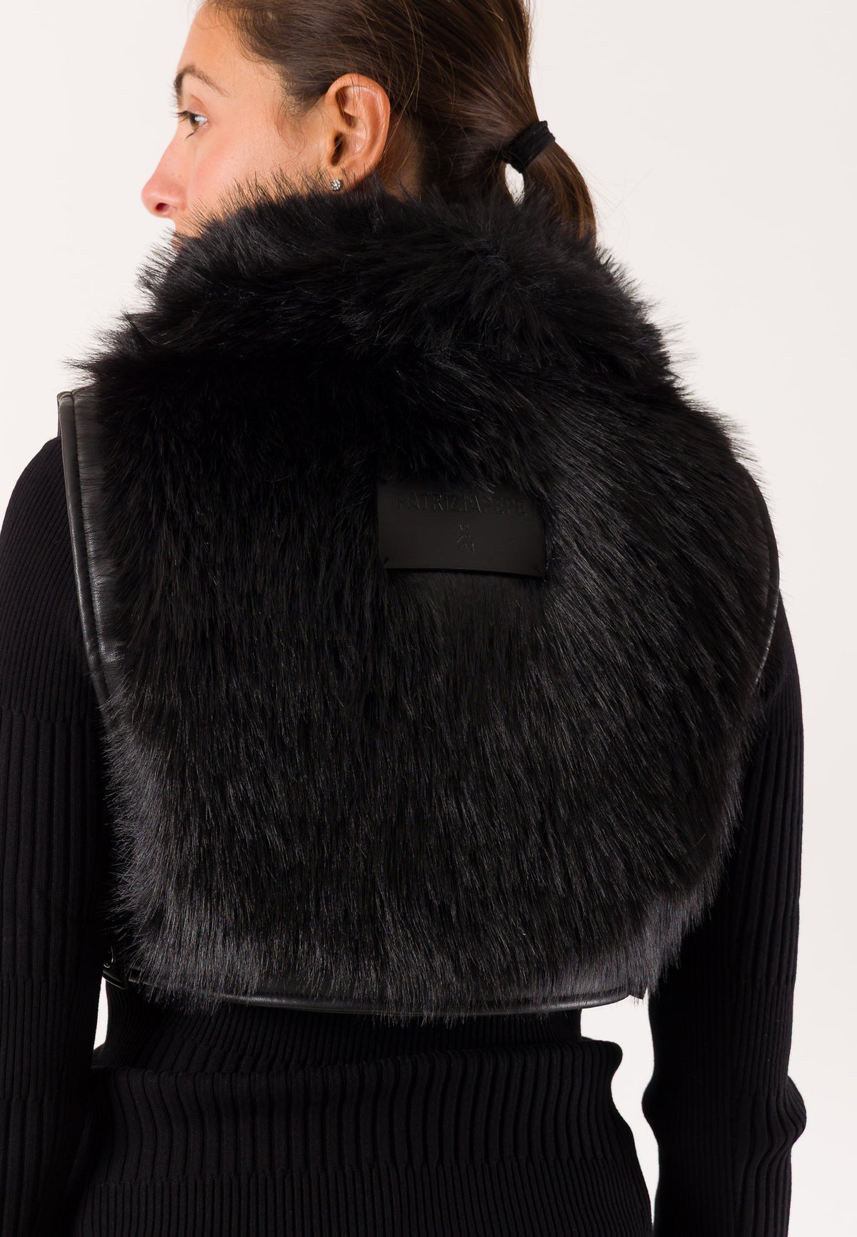 Patrizia Pepe 2F0018 gilet eco-pelliccia