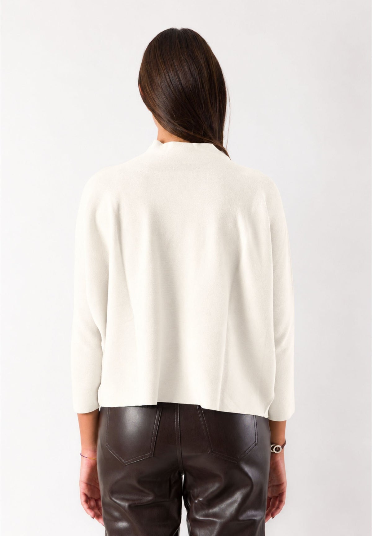 Maglia morbida collo ondulato 3M1711
