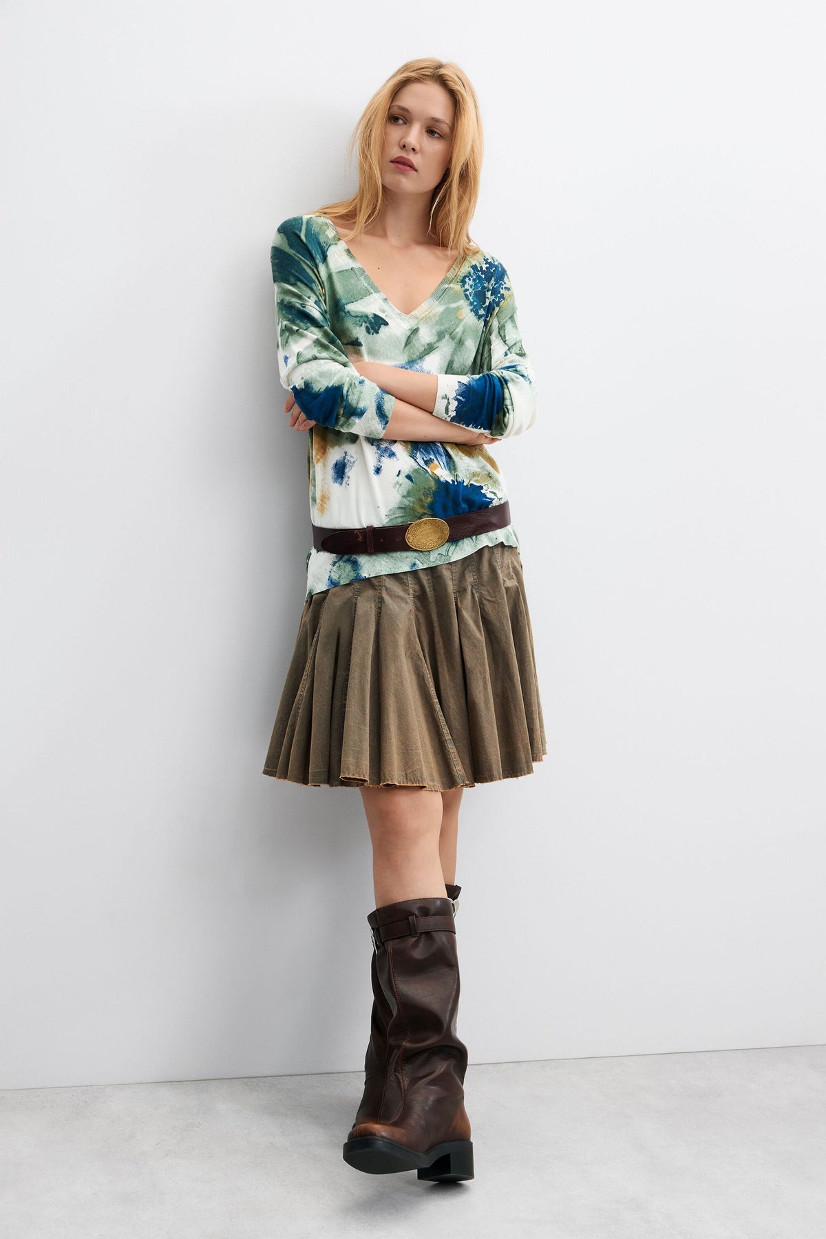 maglione leggero stampato 26WWJF381022