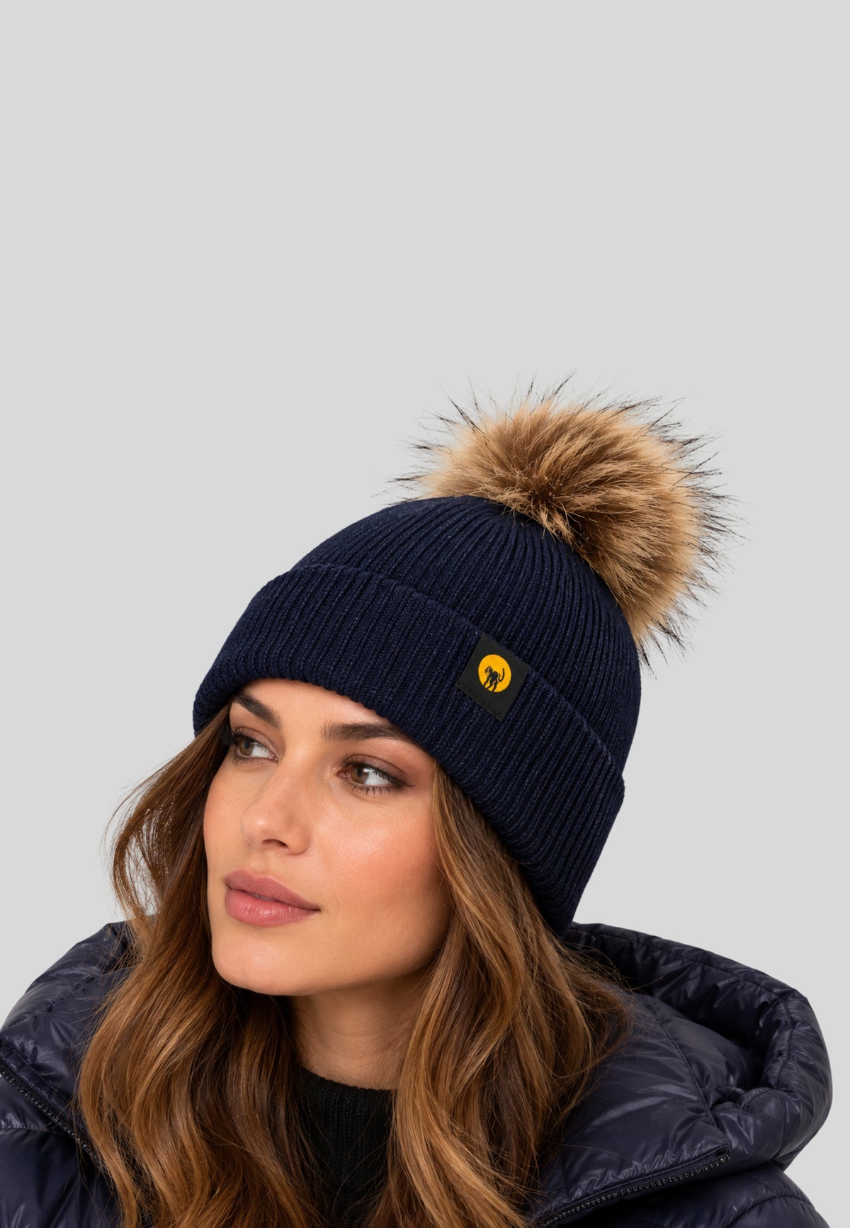 Cappello Unisex Ciesse Piumini Blu Navy con Pompon VEGAECLIPSE