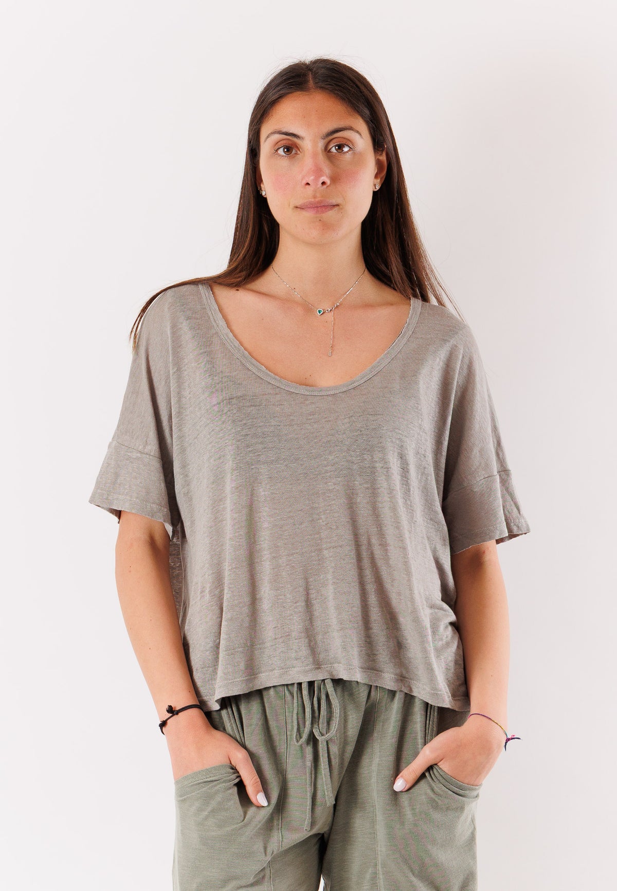 KEELING Women's T-shirt Desert sage