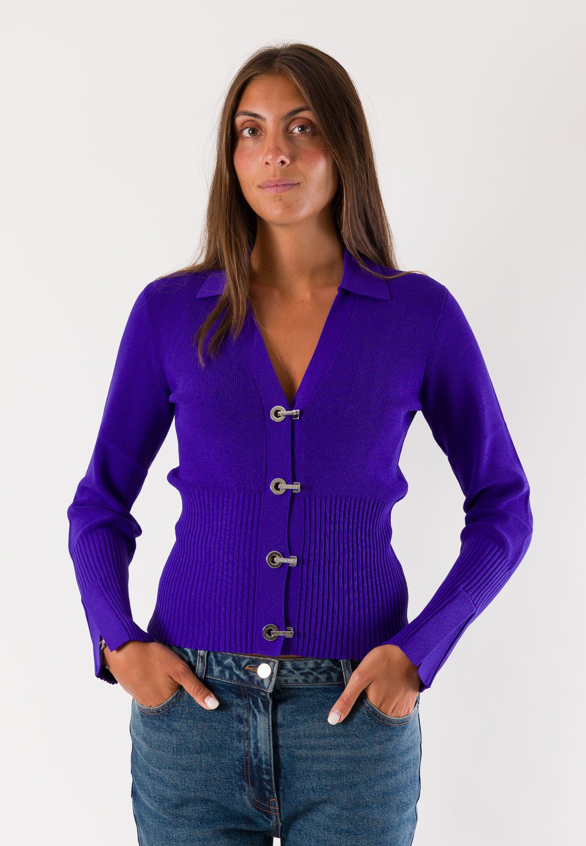 Cardigan con ganci Patrizia Pepe 8K0164KK003