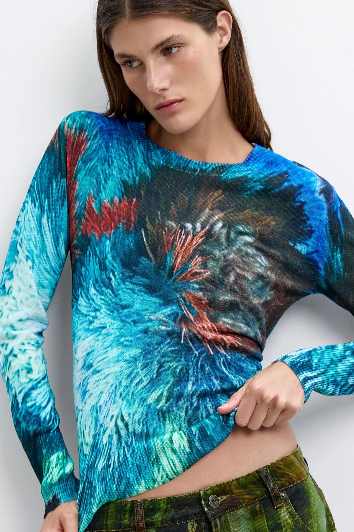 maglione stampato M. C. Lacroix 26WWJF025013