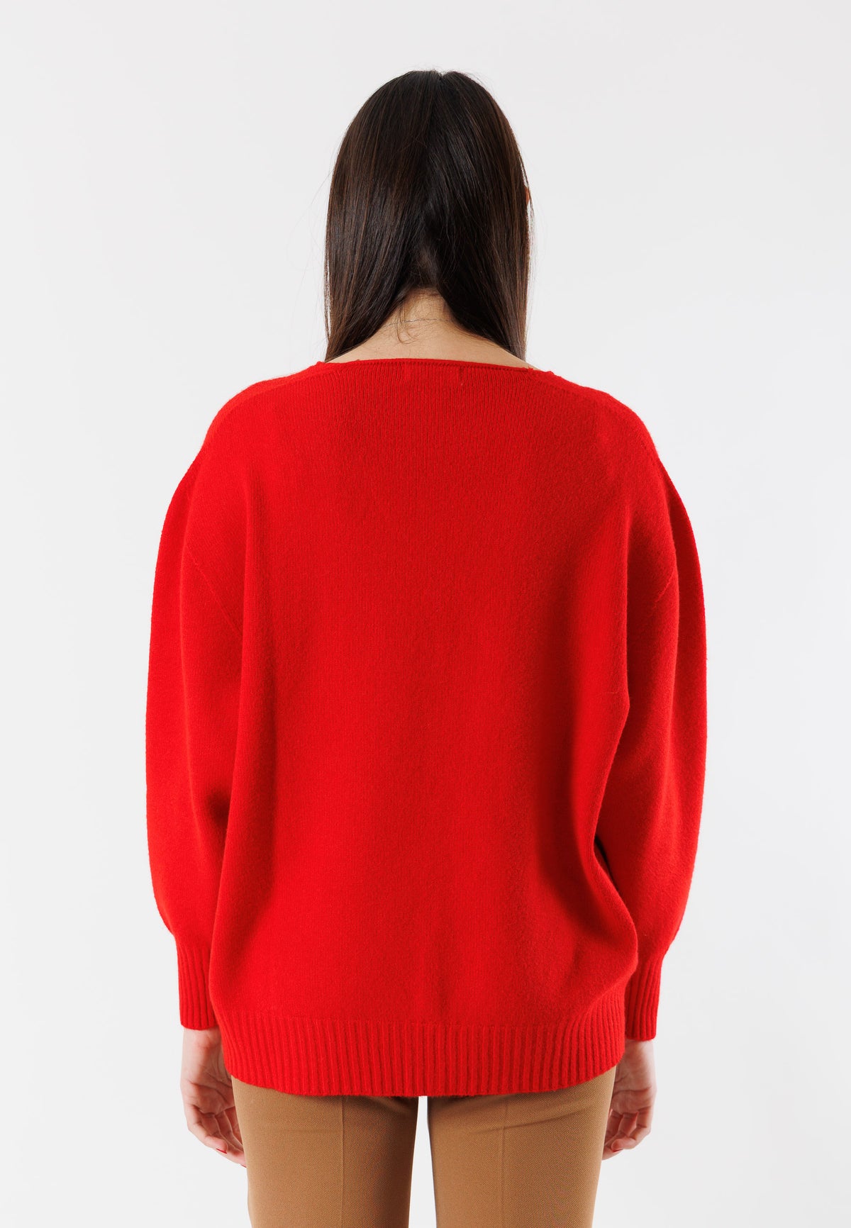 maglia fluida scollo v FA106N