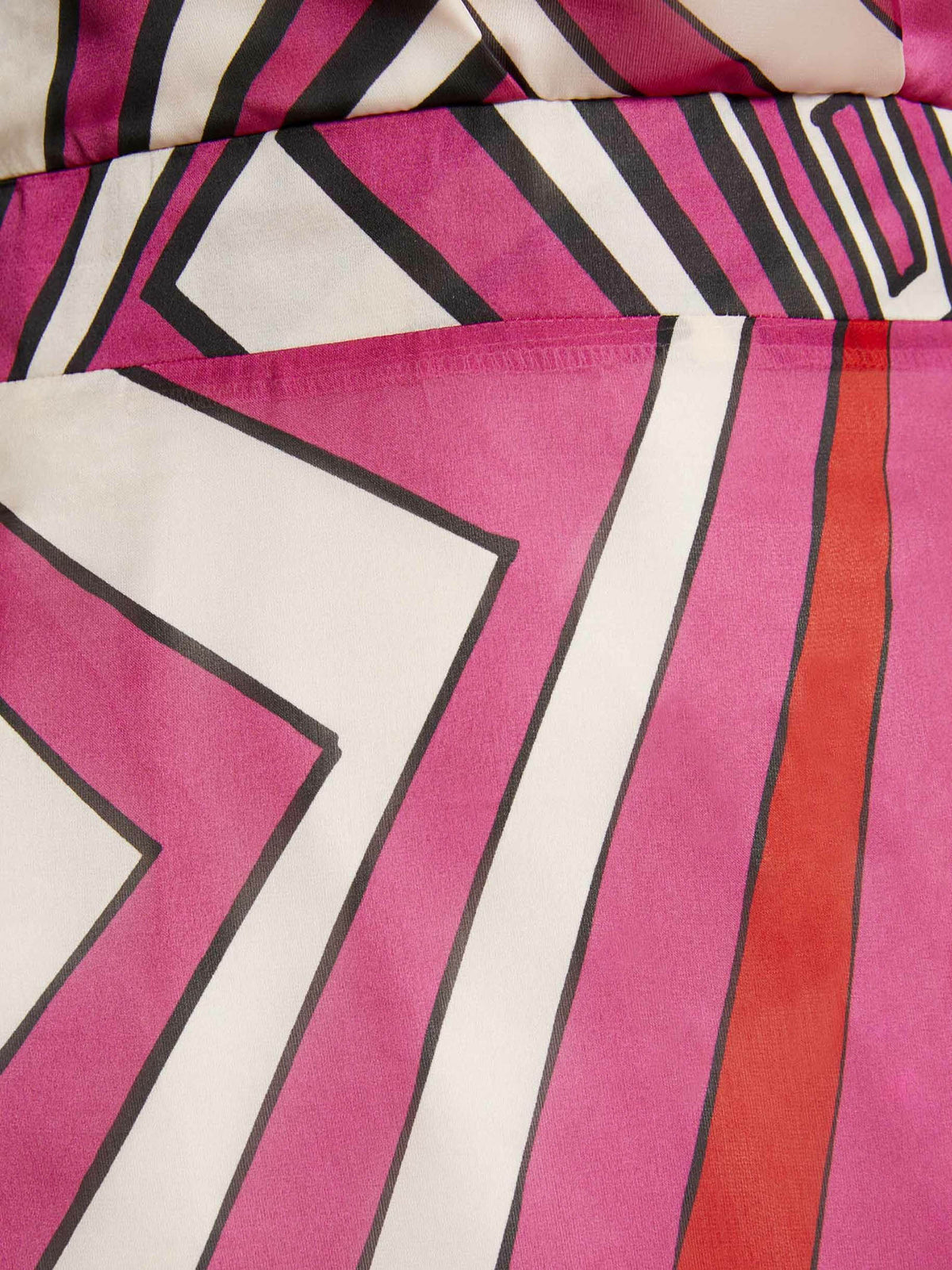 Abito lungo aderente con stampa geometrica RAYA.F