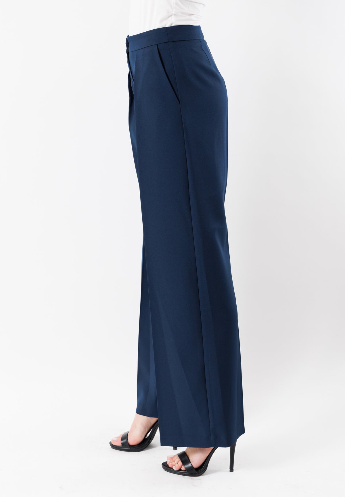 PE24093BLU - Trousers - MESANGE