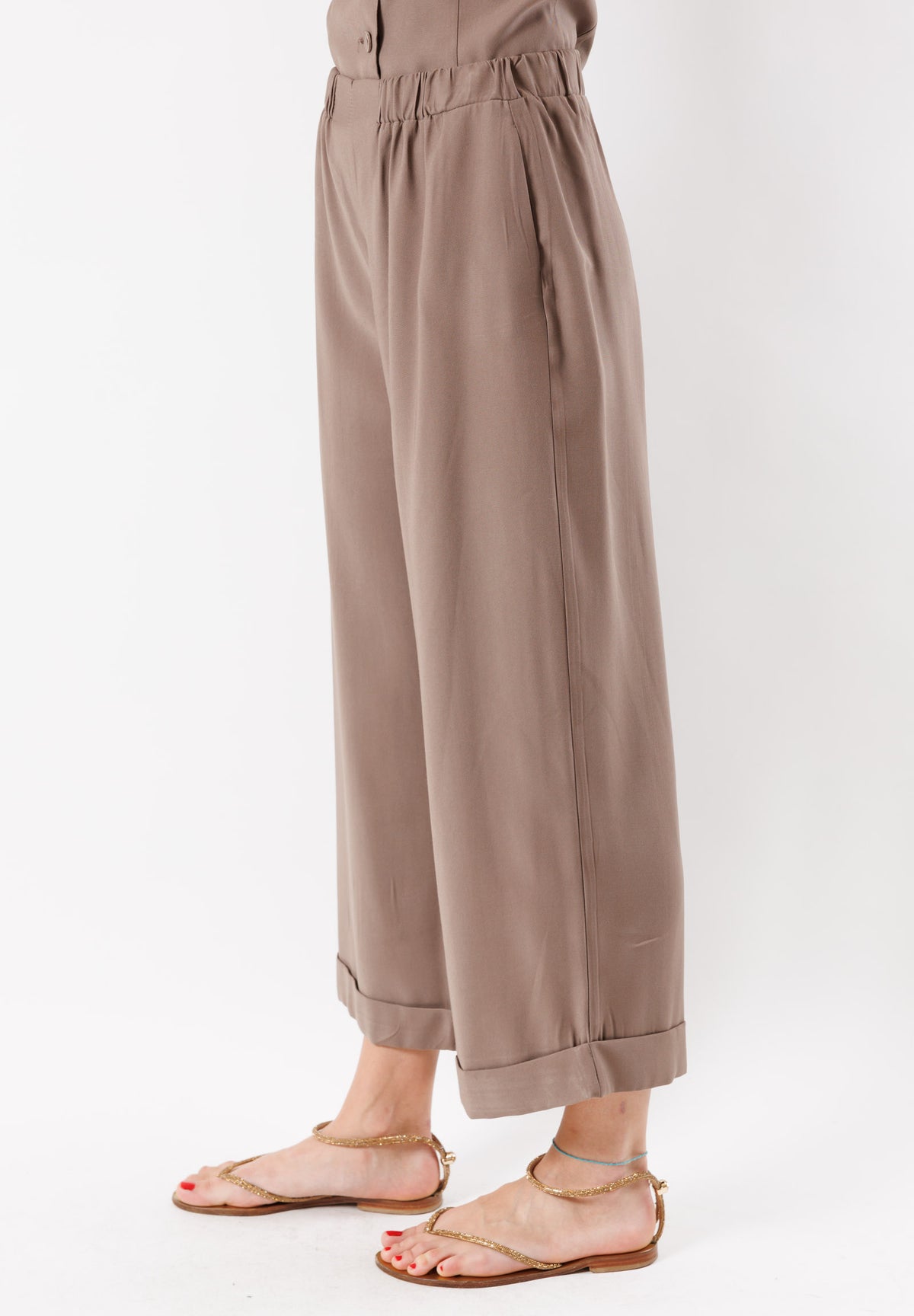 PE24278MUD - Trousers - MESANGE