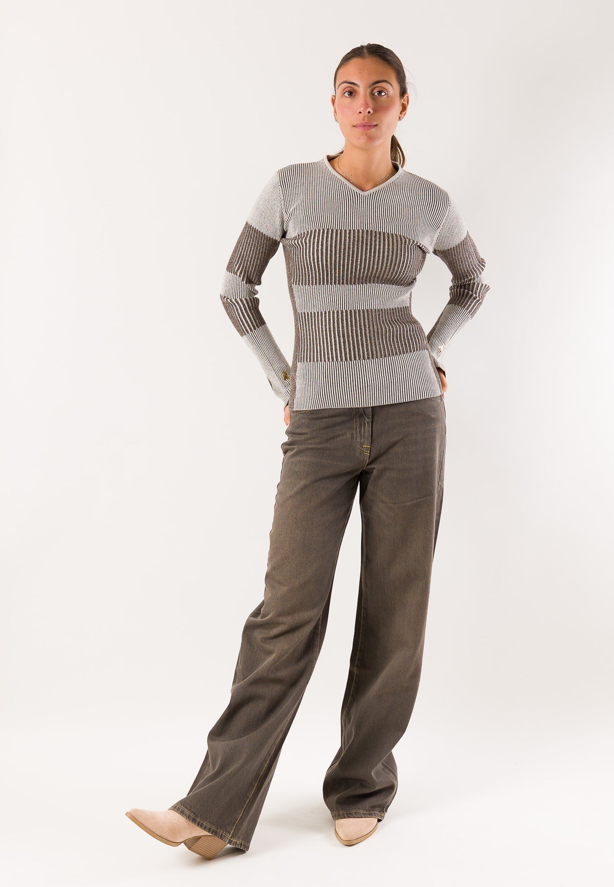 Patrizia Pepe 2P0098 jeans wide leg