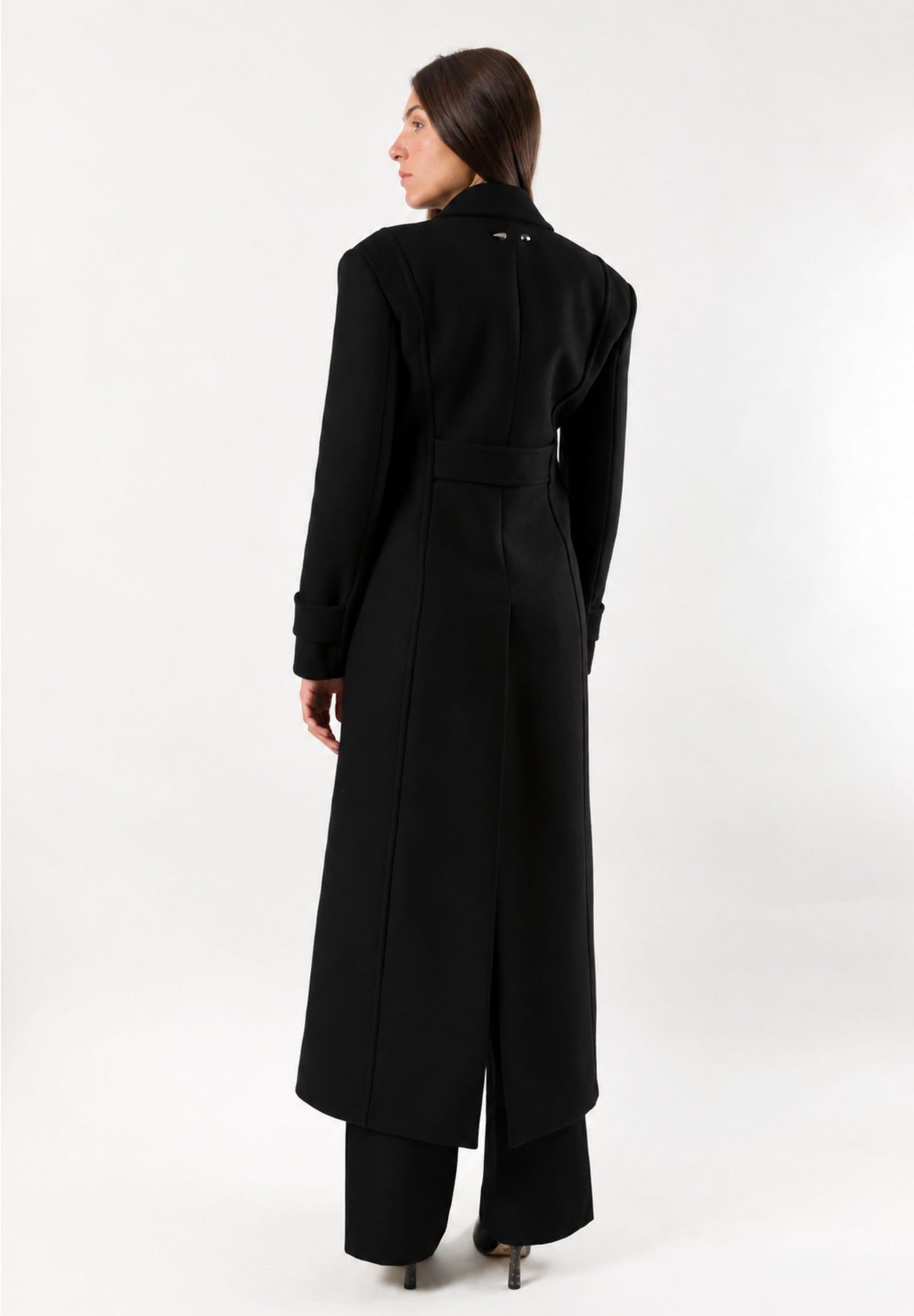 Patrizia Pepe 2O0095 Cappotto lungo doppiopetto