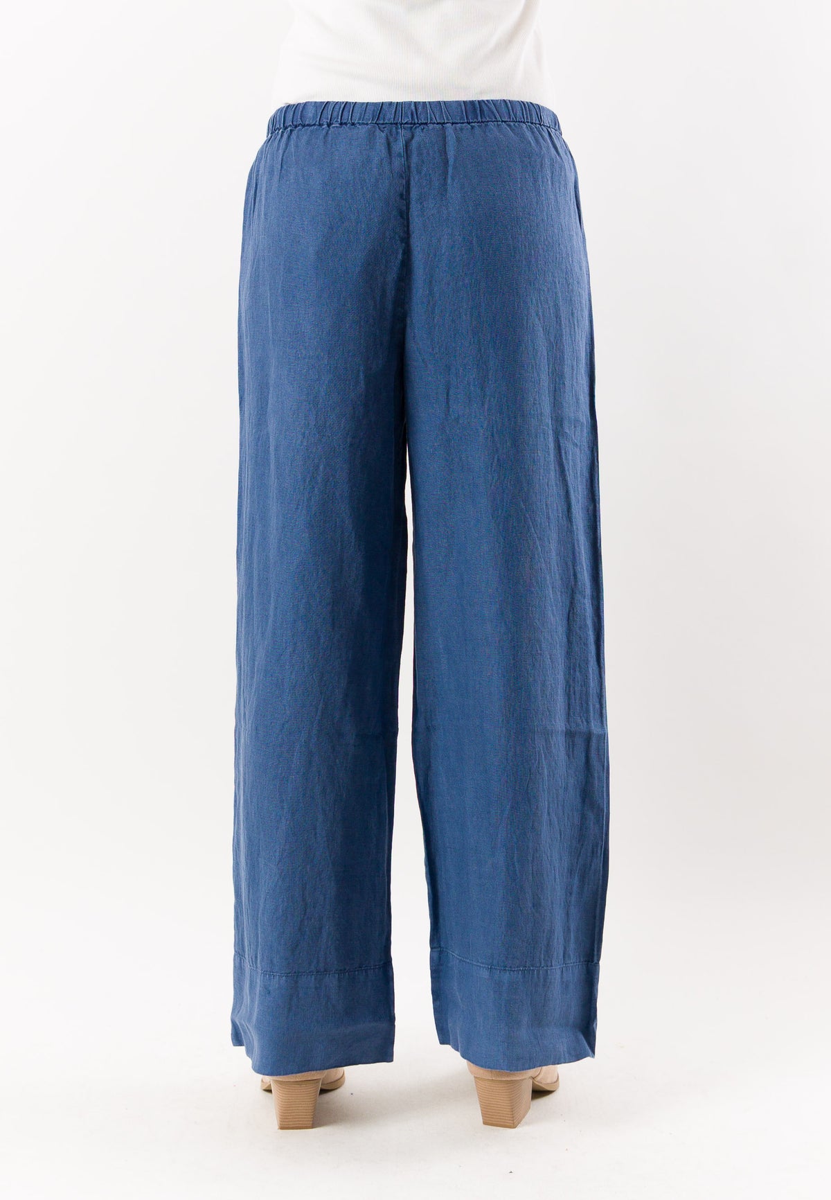 Pantalone in lino con coulisse KWC060530