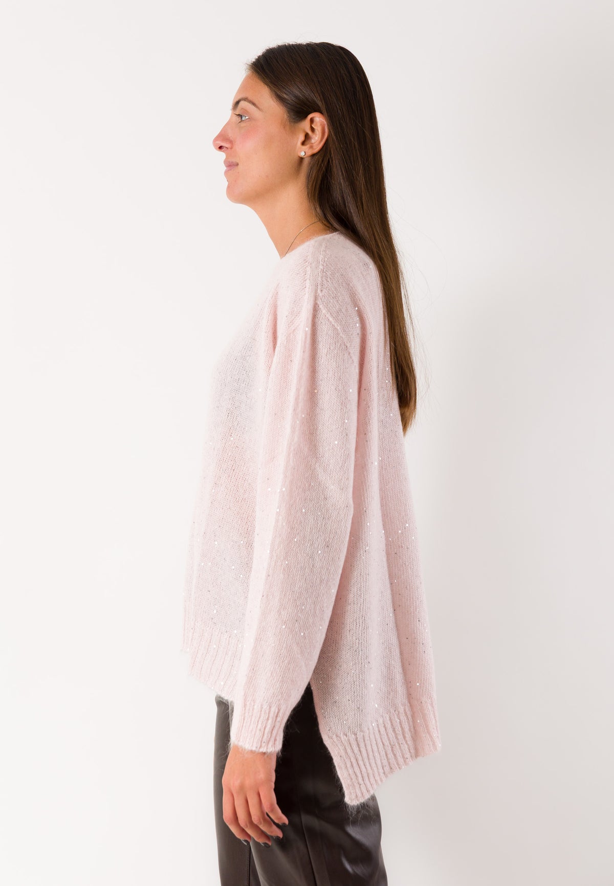 Maglia morbida girocollo essenziale 3M1801