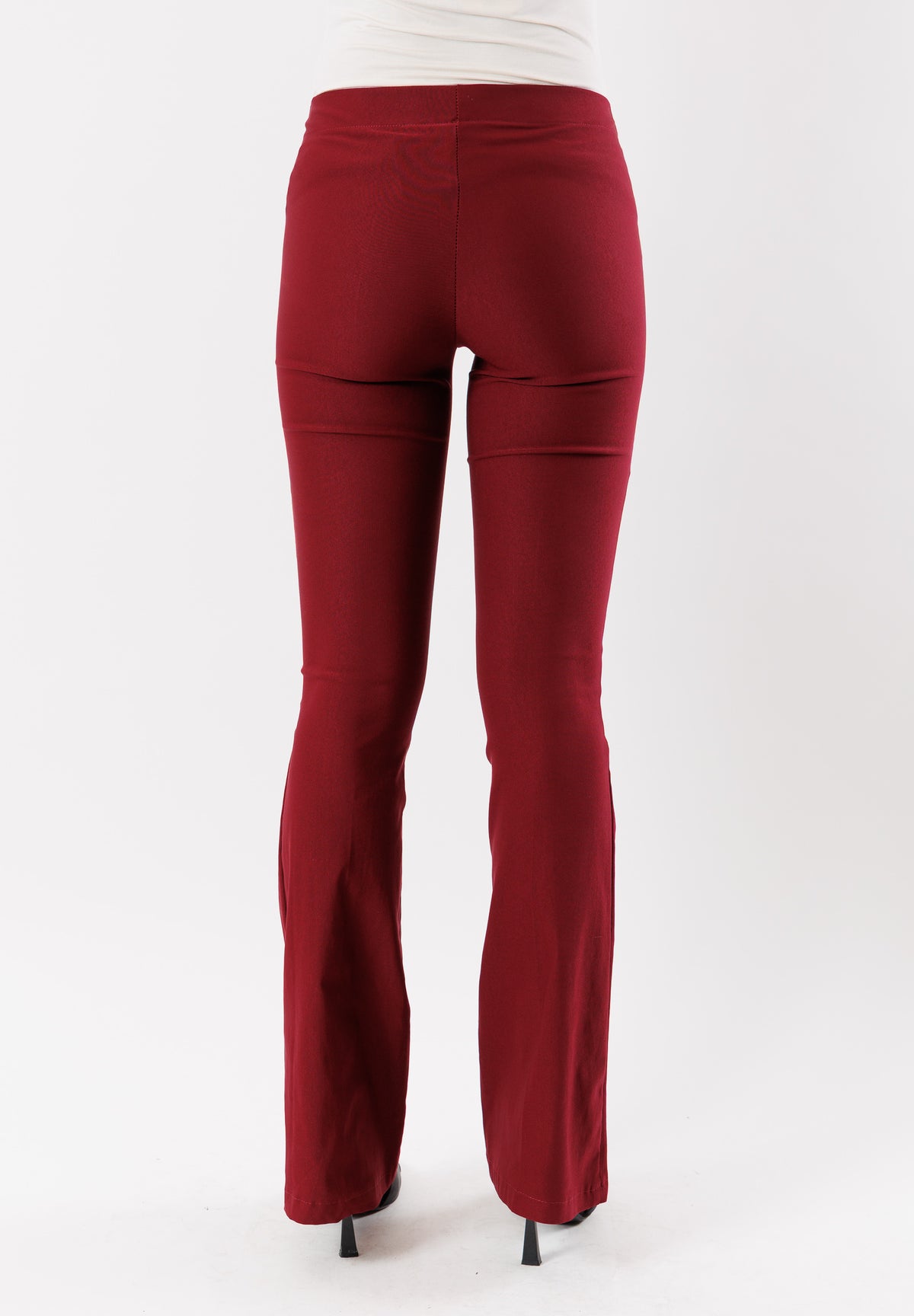 pantaloni a zampa in bengalina elasticizzata AI25584