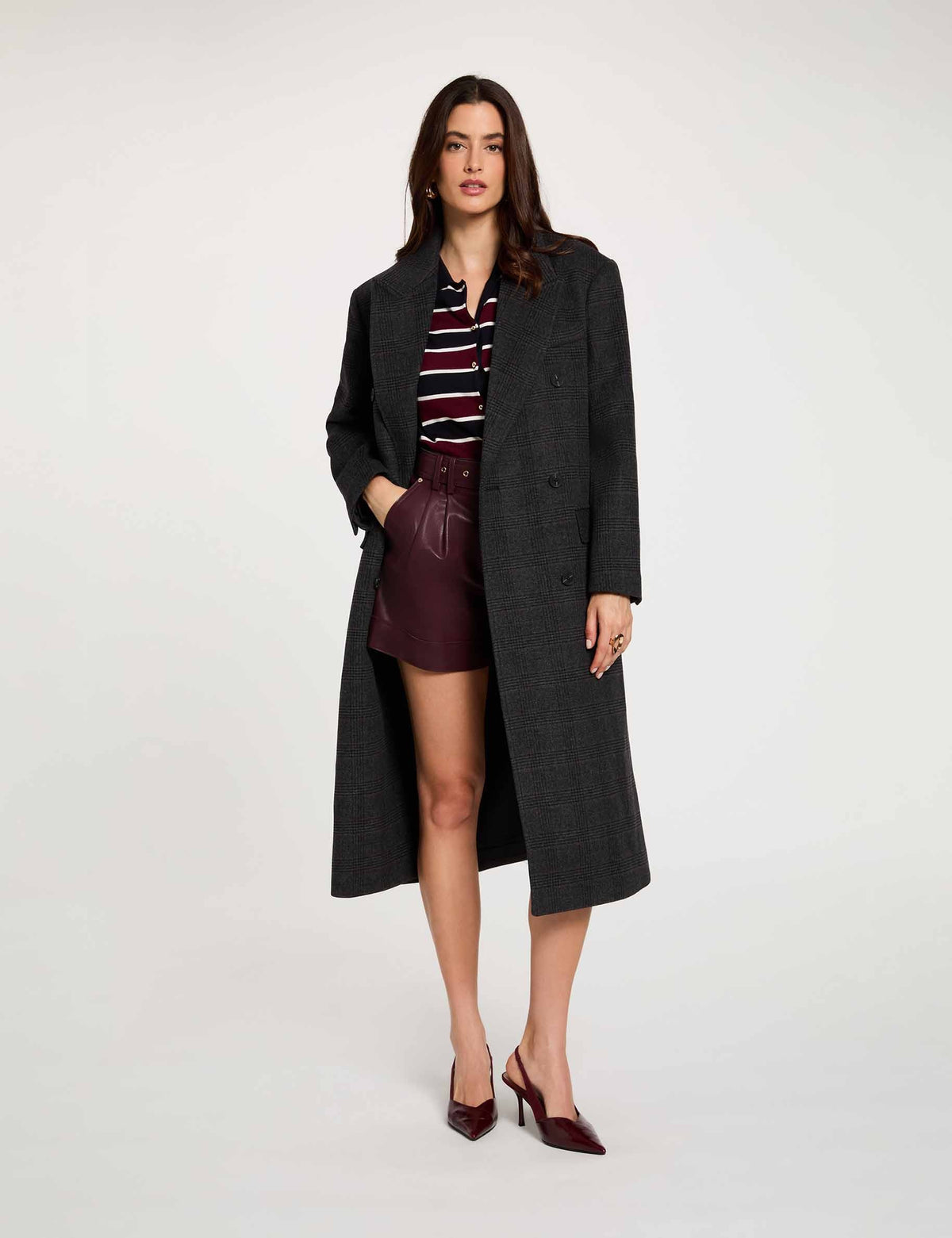 MORGAN DE TOI Women's Multicolored Coat