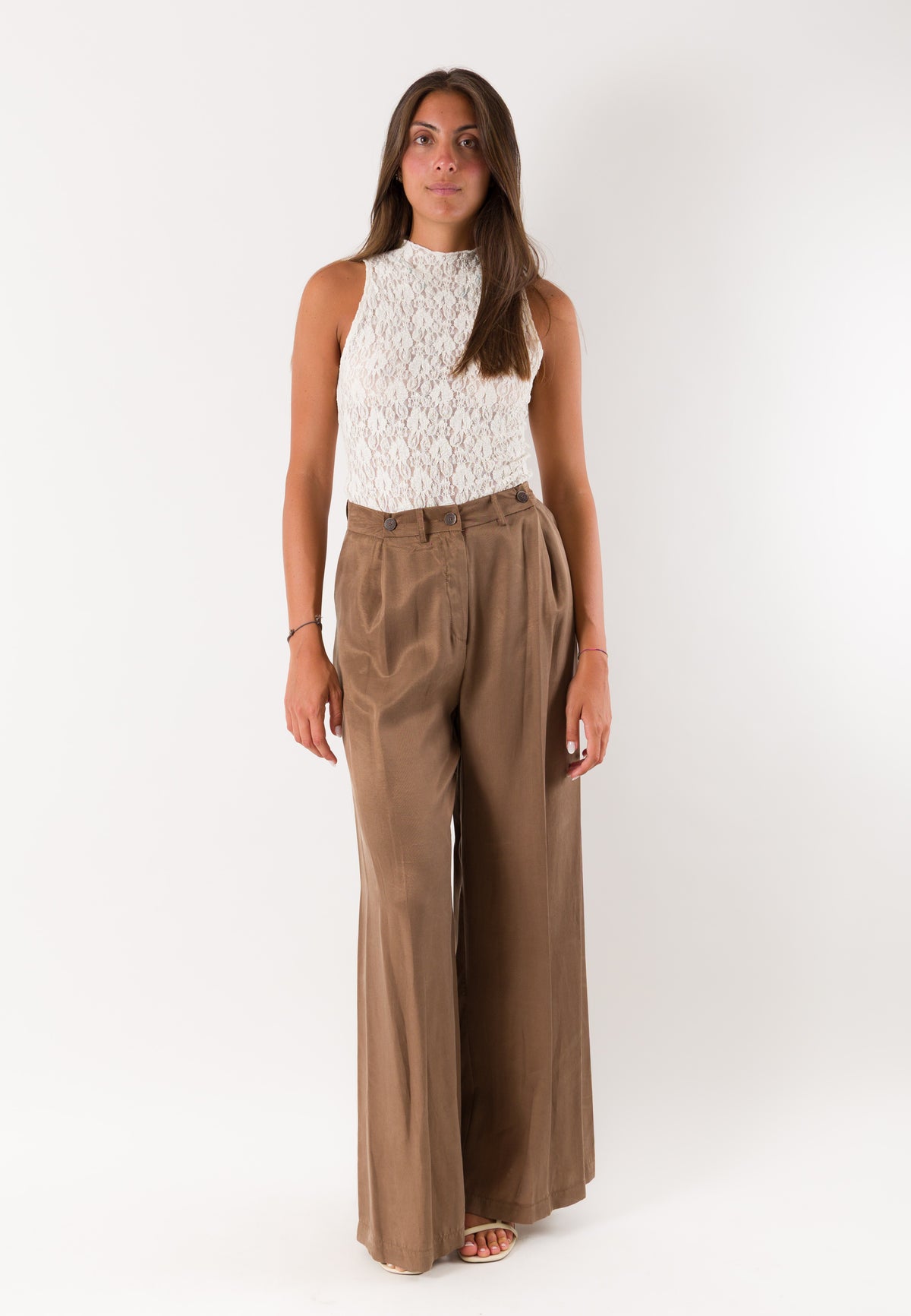 Pantaloni ampi in Tencel PE26186