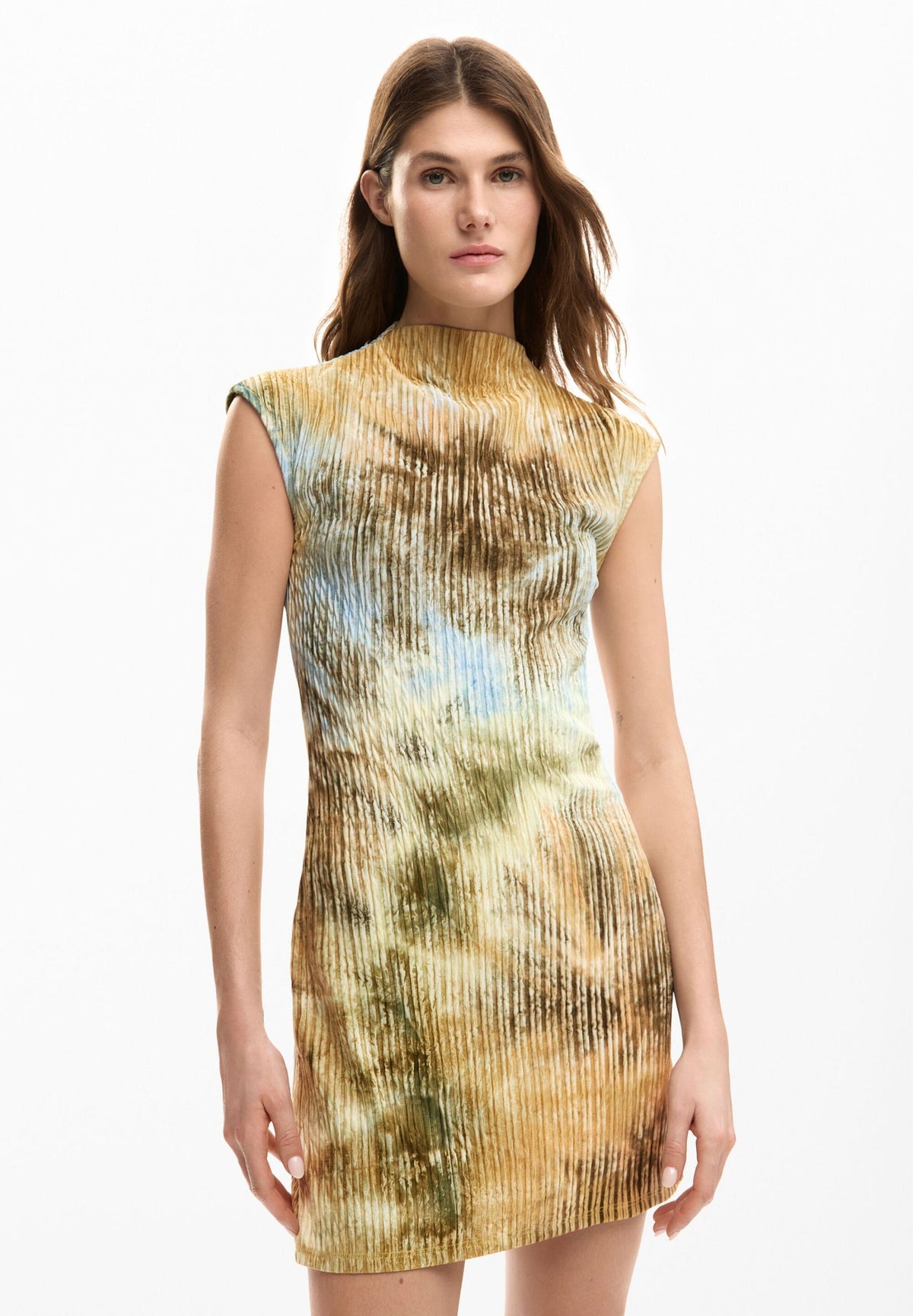 DESIGUAL Women's Dresses Brown