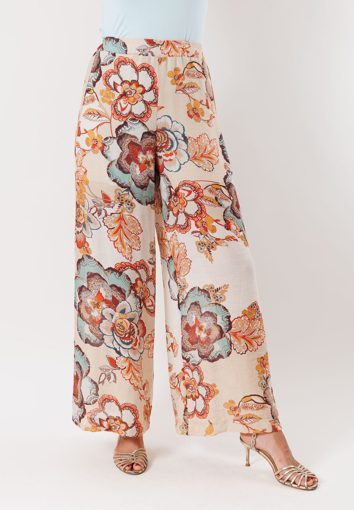 YM1070NFANTASIA - Trousers - KONTATTO