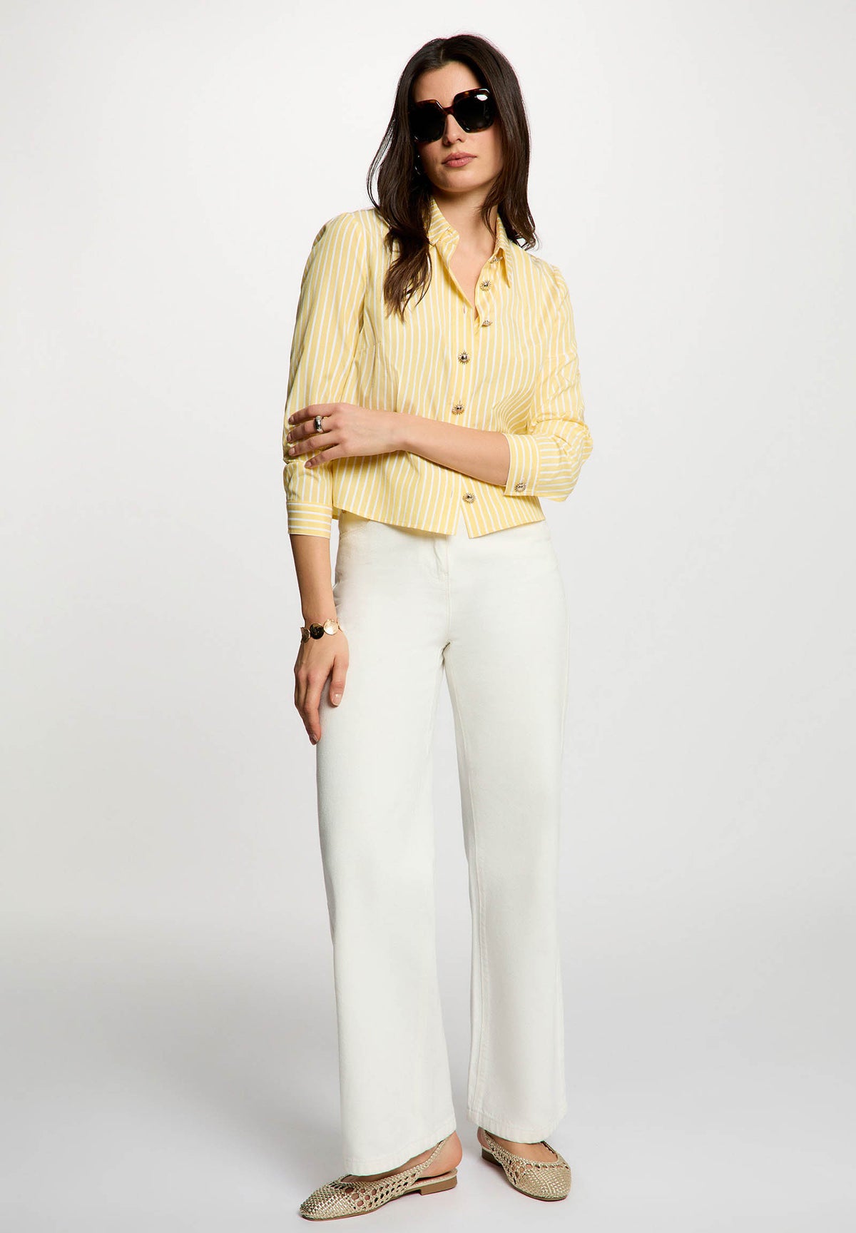 Camicia MORGAN DE TOI Donna JAUNE CLAIR