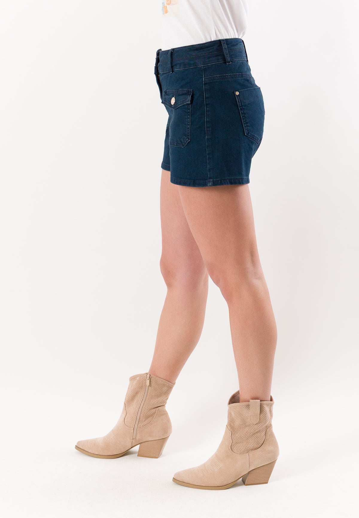 Short in denim con tasche frontali SHOLEN ( TAGLIE FRANCESI )