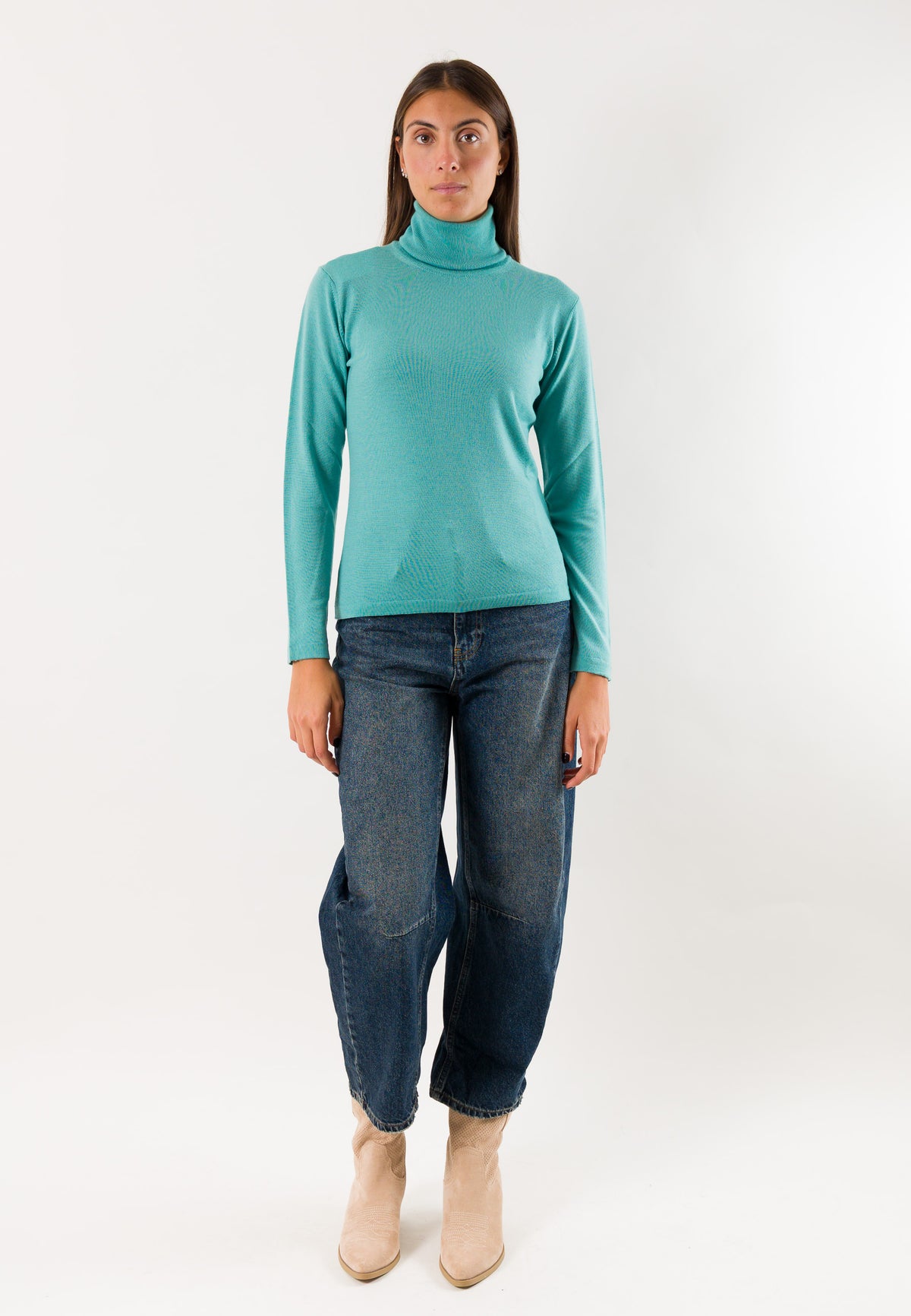 Mesange Z9063 dolcevita lana merino