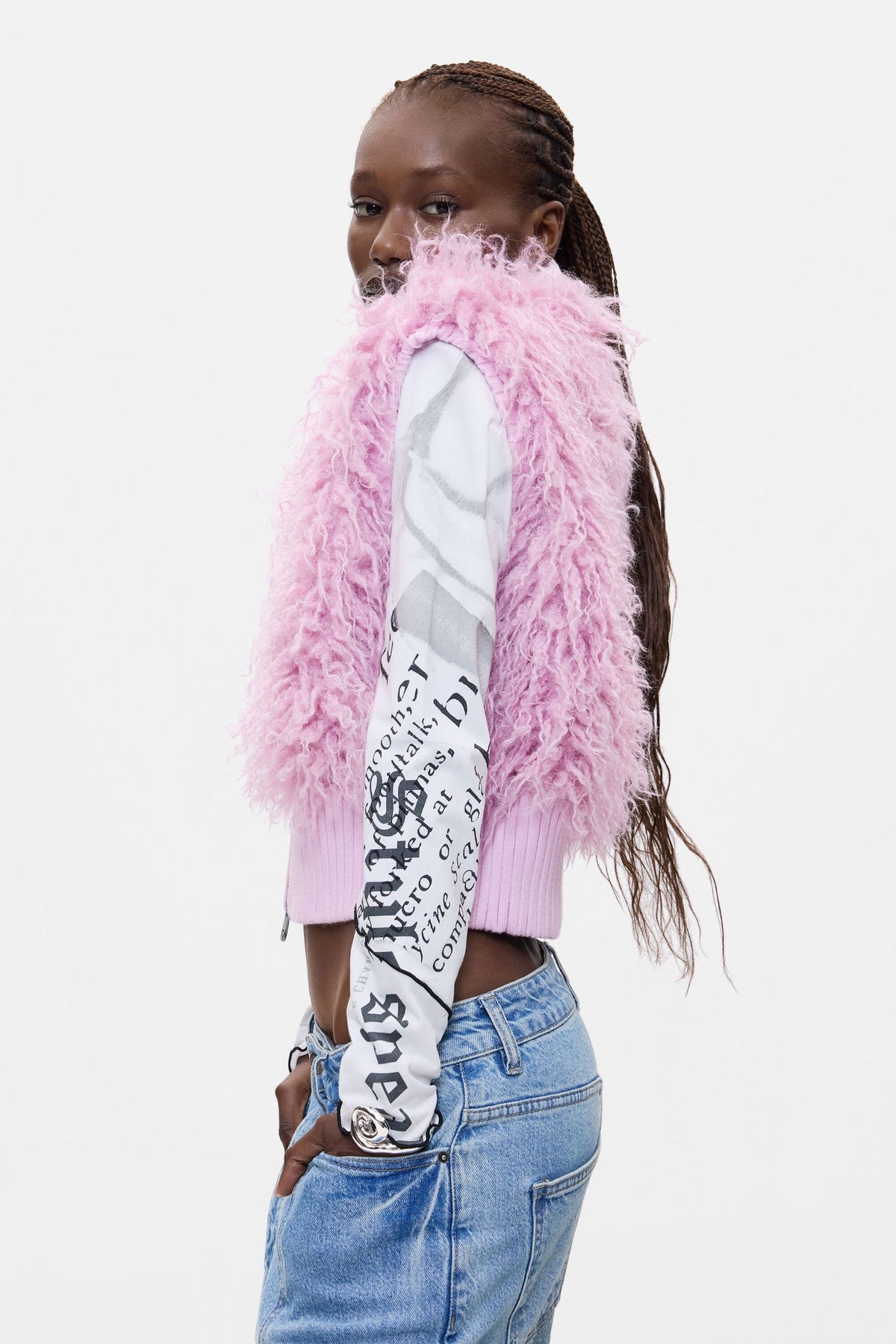 gilet in pelliccia sintetica 26WWEW503049