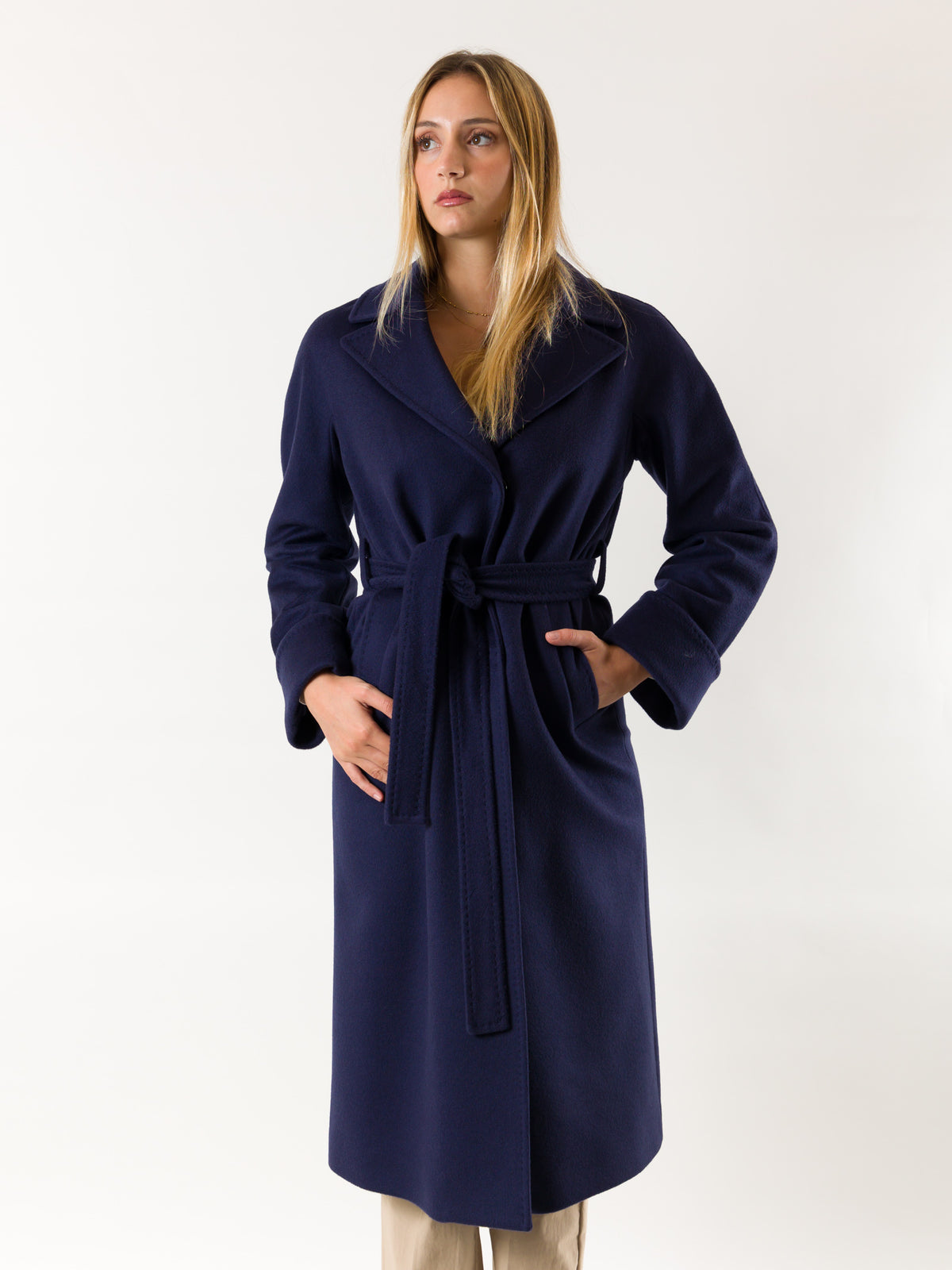 Cappotto lungo in lana M11-120