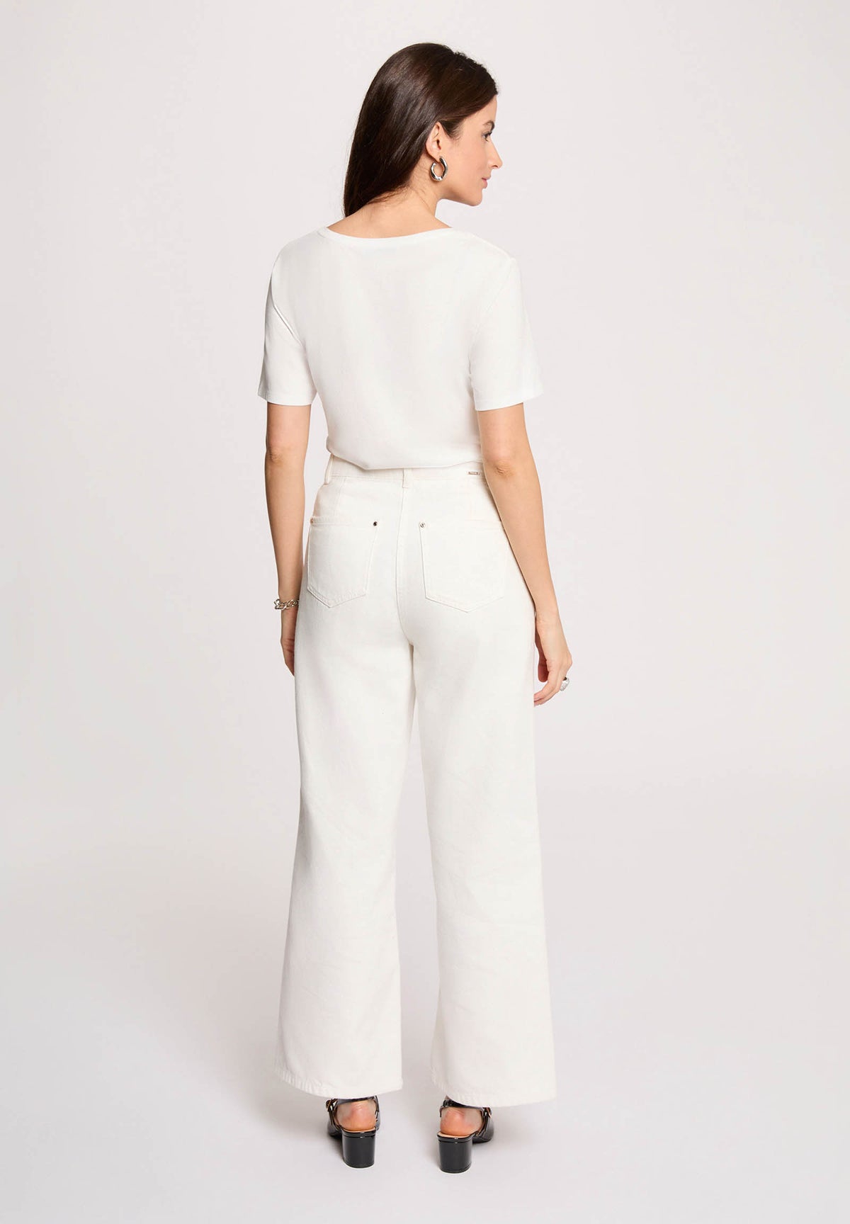 T-shirt MORGAN DE TOI Donna BLANC