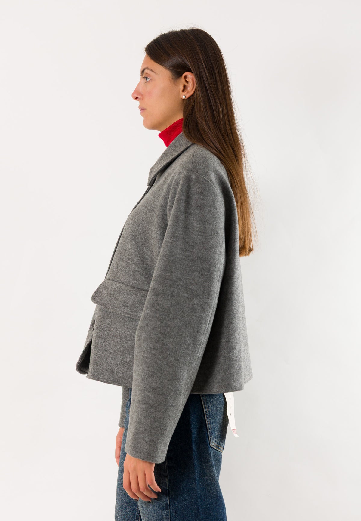 Mesange AI26616 giaccone corto oversize