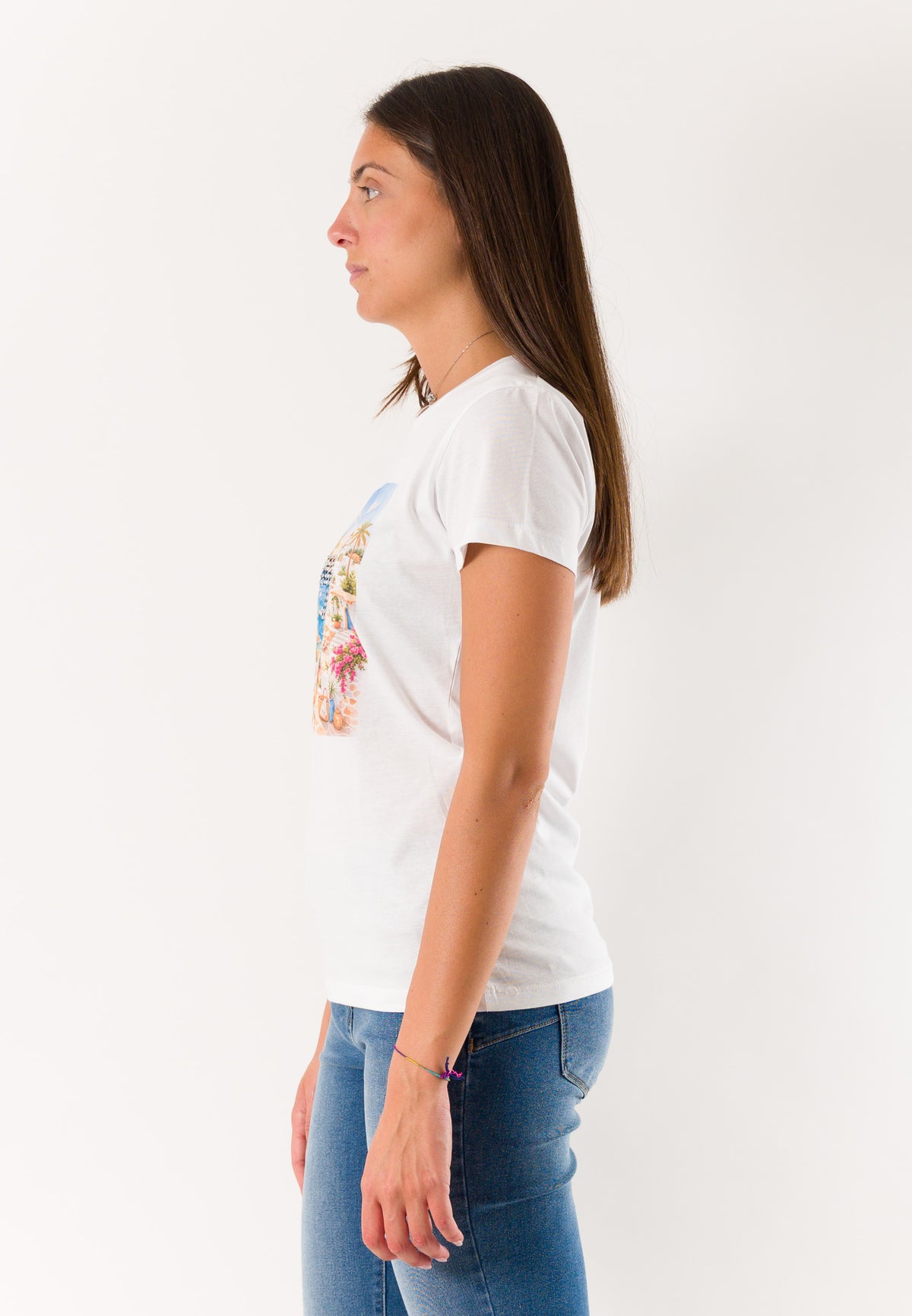 t-shirt con stampa ibiza PR119F