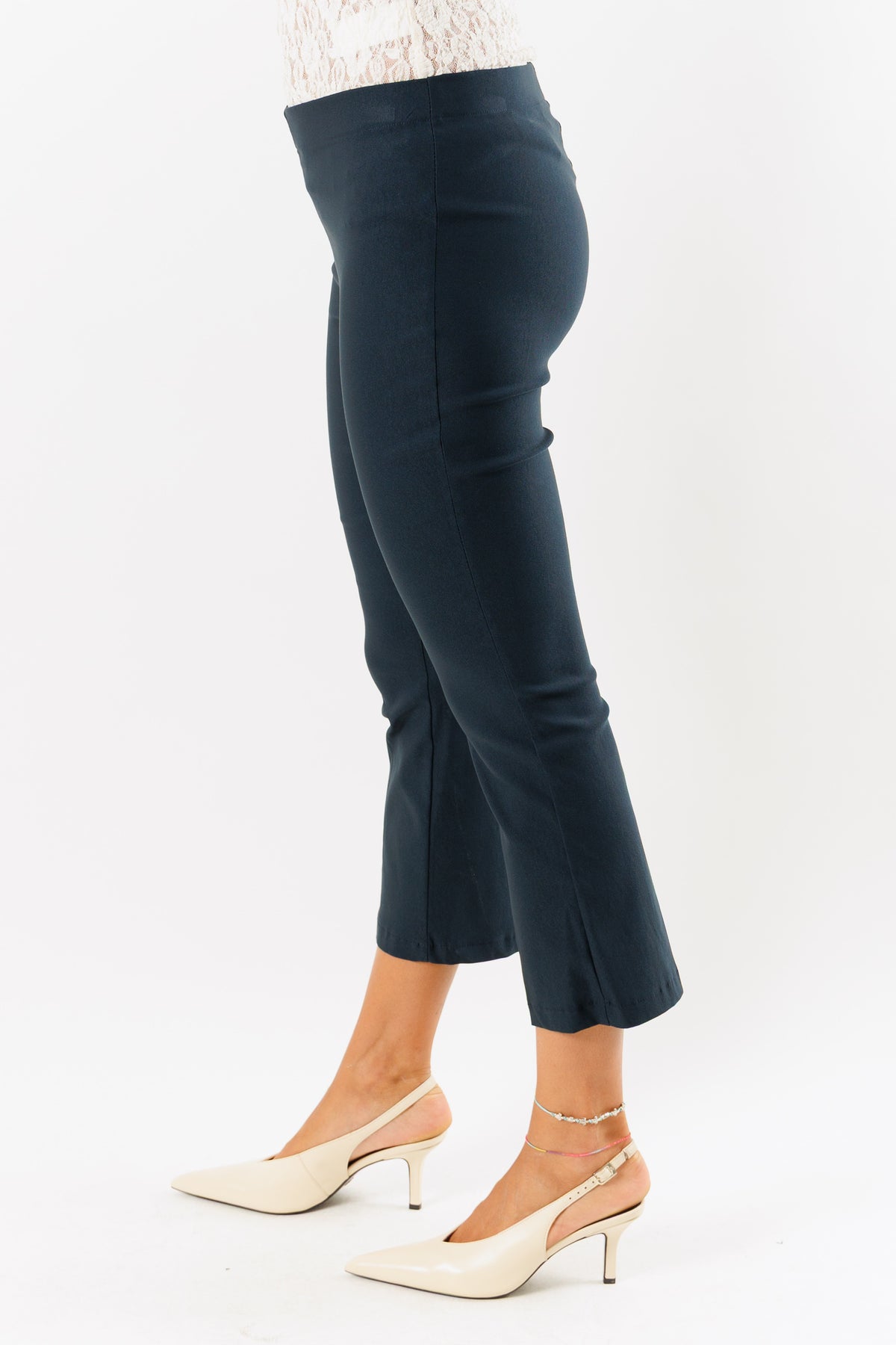Pantaloni donna cropped elasticizzati AI26665