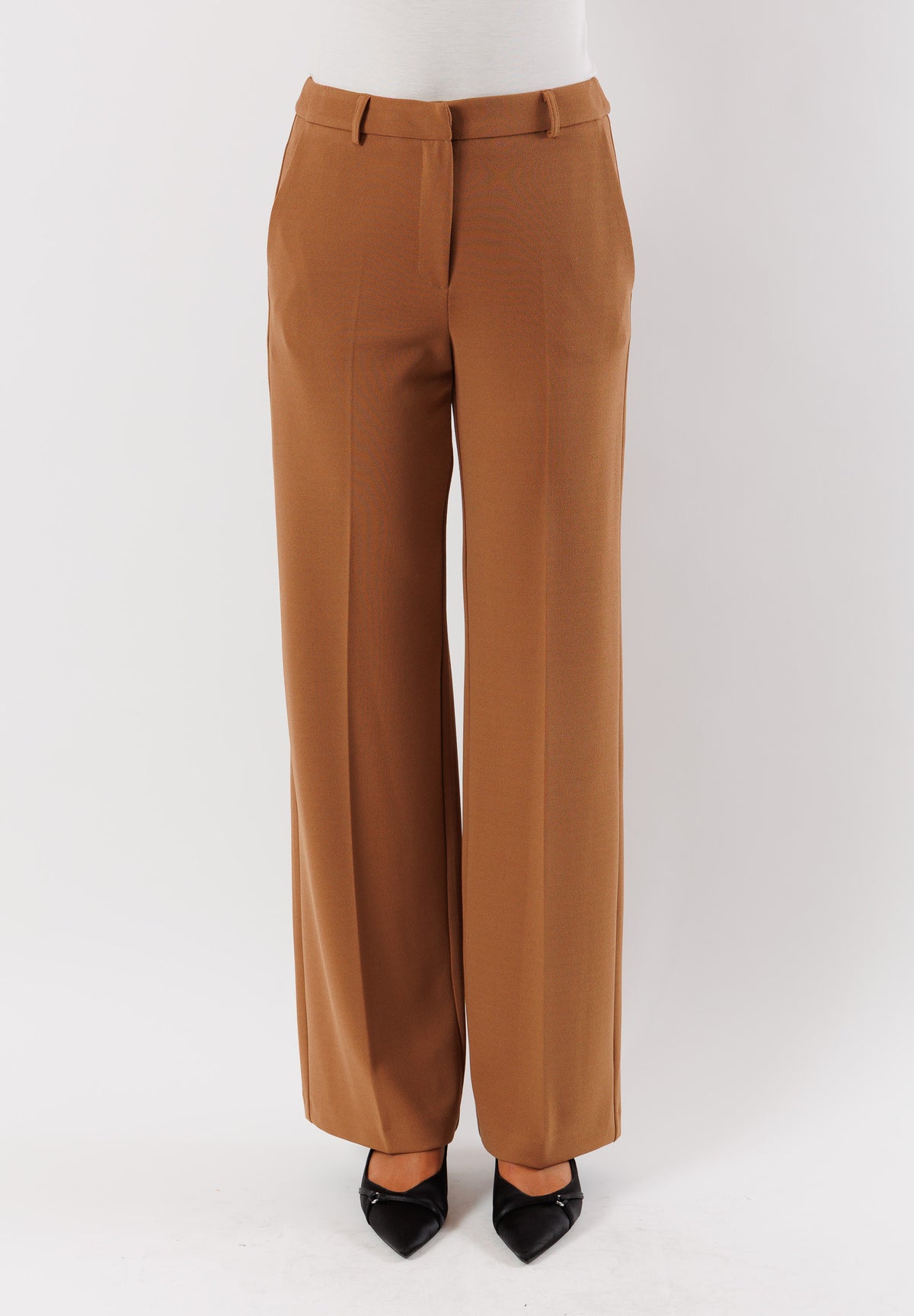 MESANGE Women's Camel Trousers